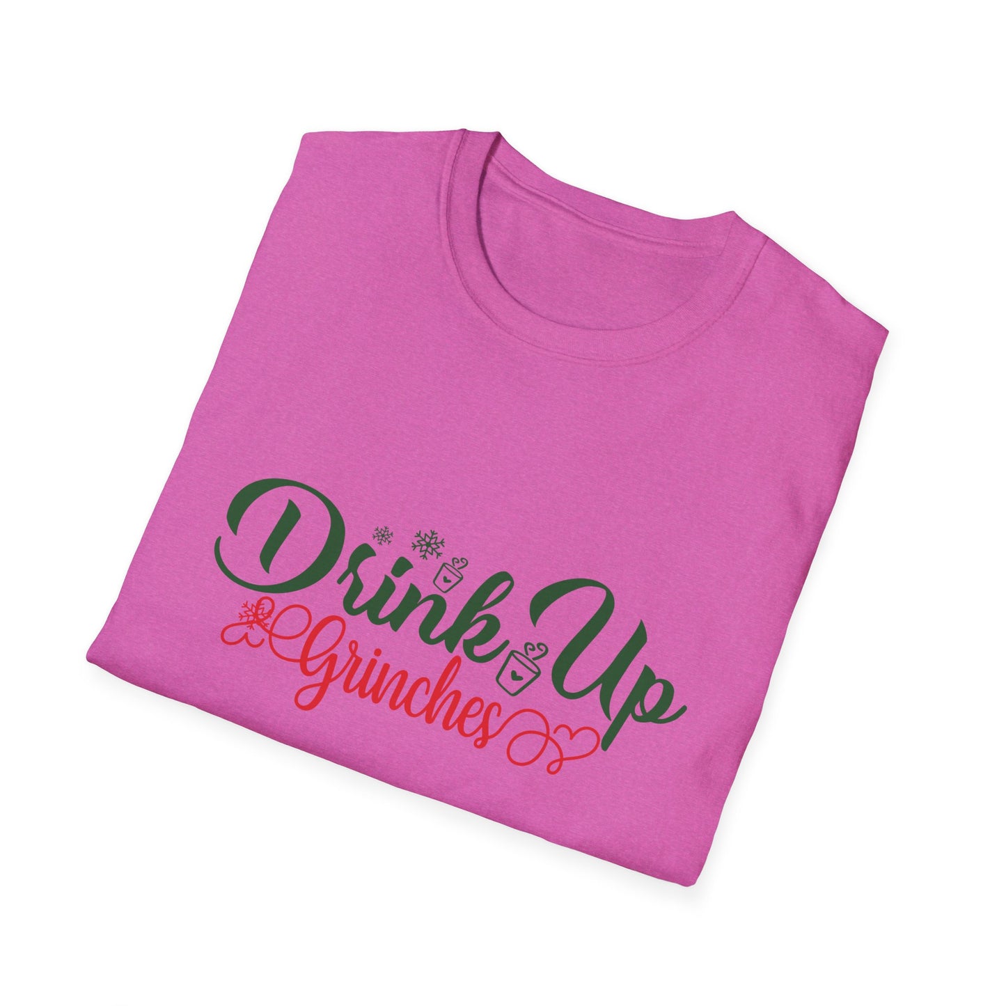 Drink Up -vUnisex Softstyle T-Shirt Christmas