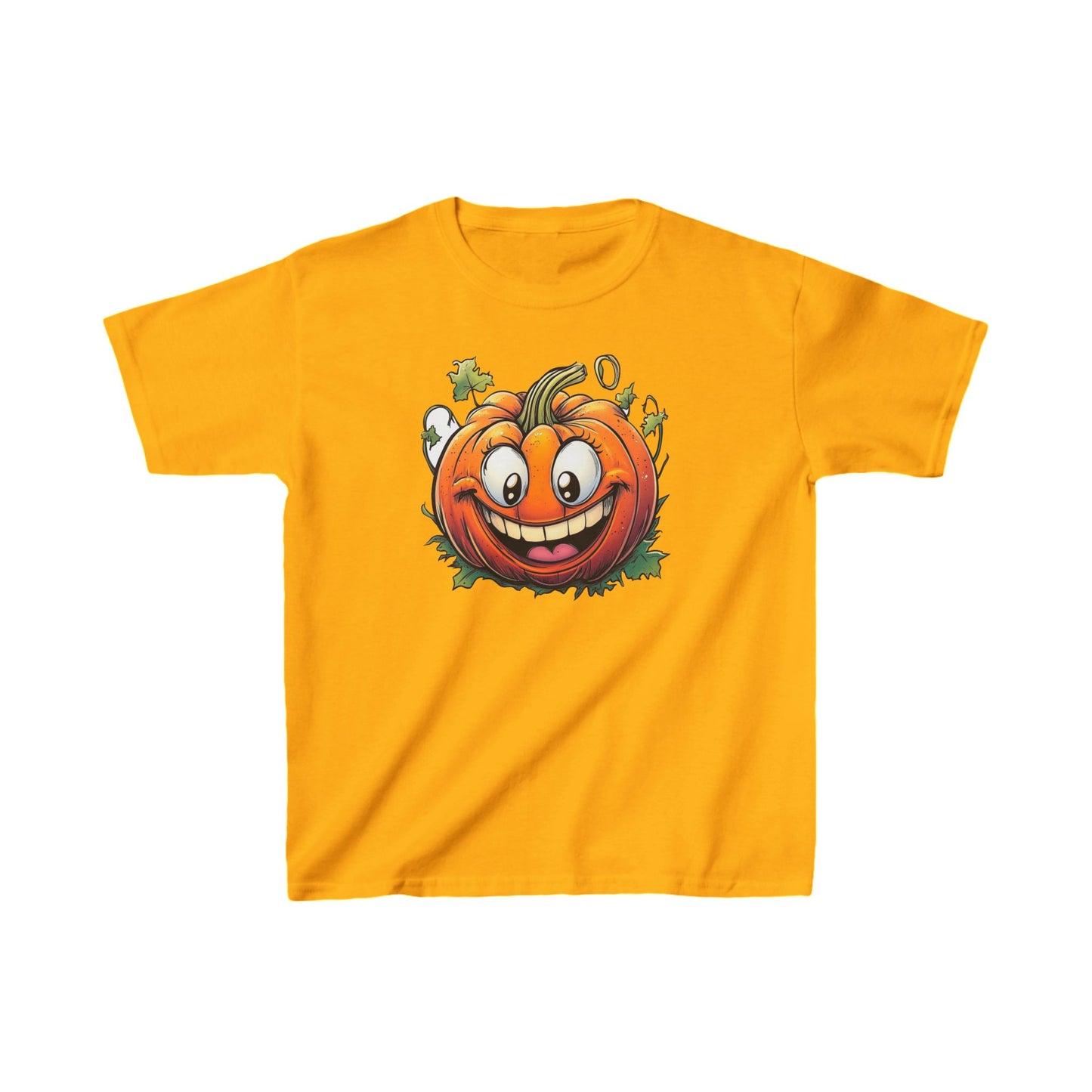 Kids - Happy Pumpkin -  Heavy Cotton™ T-Shirts