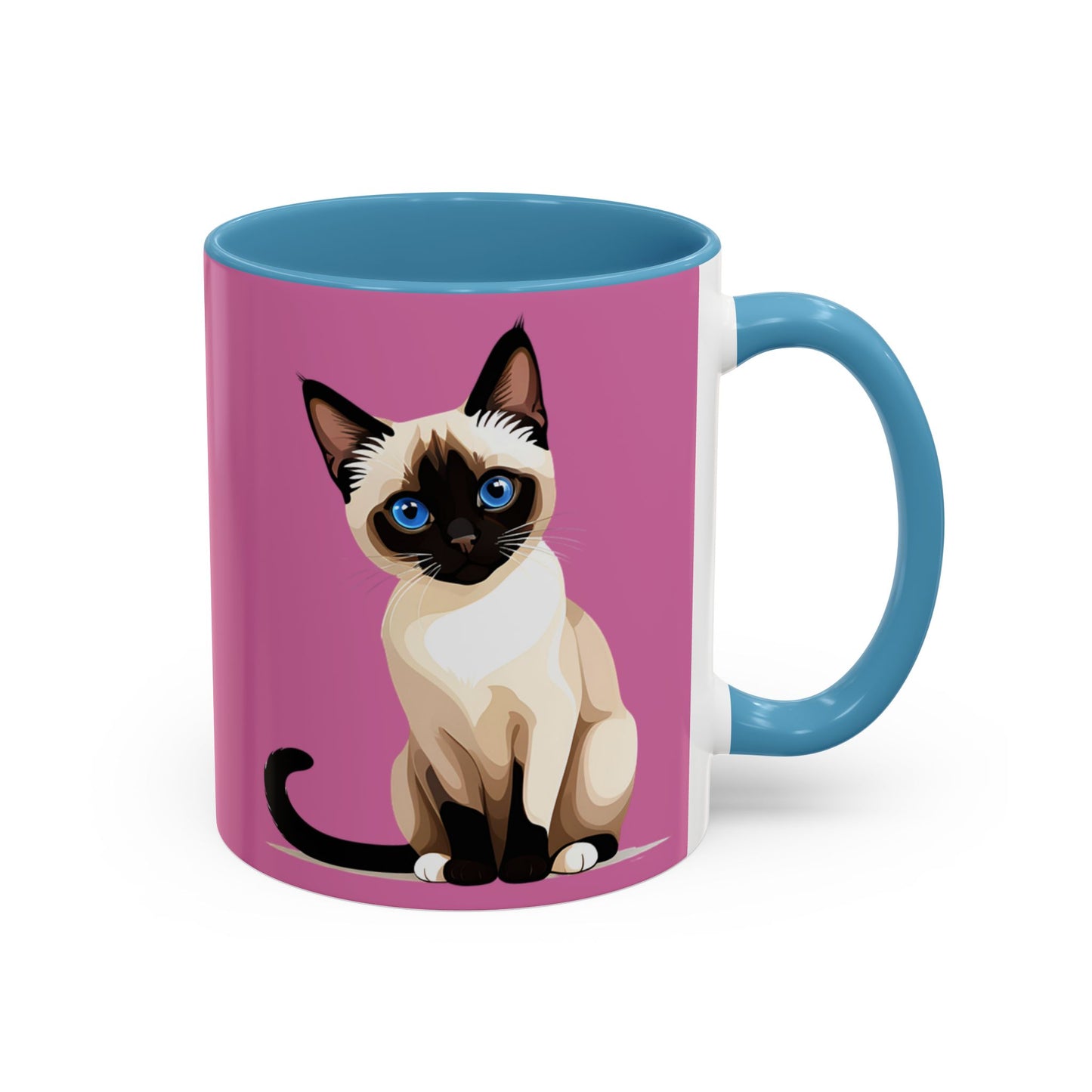 Siamese Cat - Accent Coffee Mug (11, 15oz)