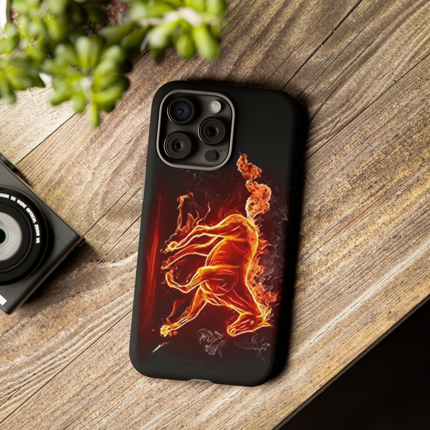 Burning Horse - Whimsical Phone Cases