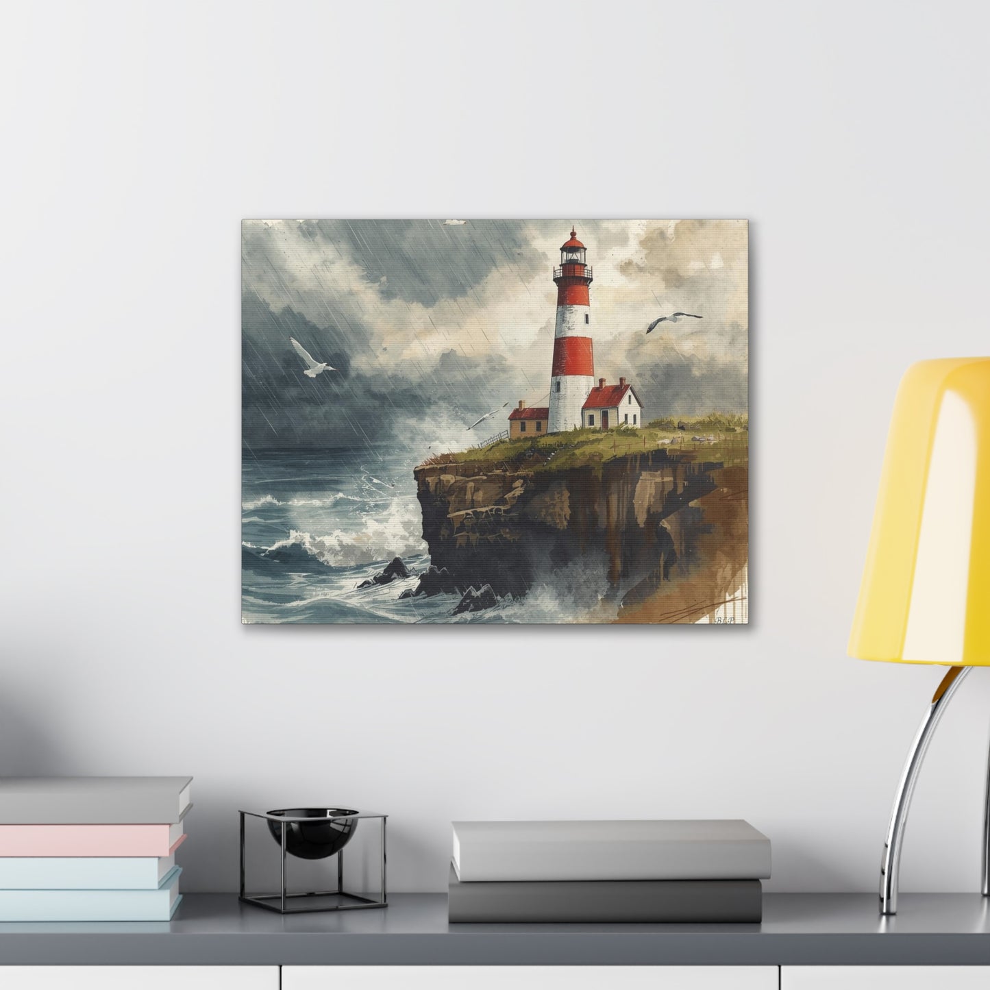 North Coast Light House - Canvas Stretched, 0.75" - 2026 Wall Art Places