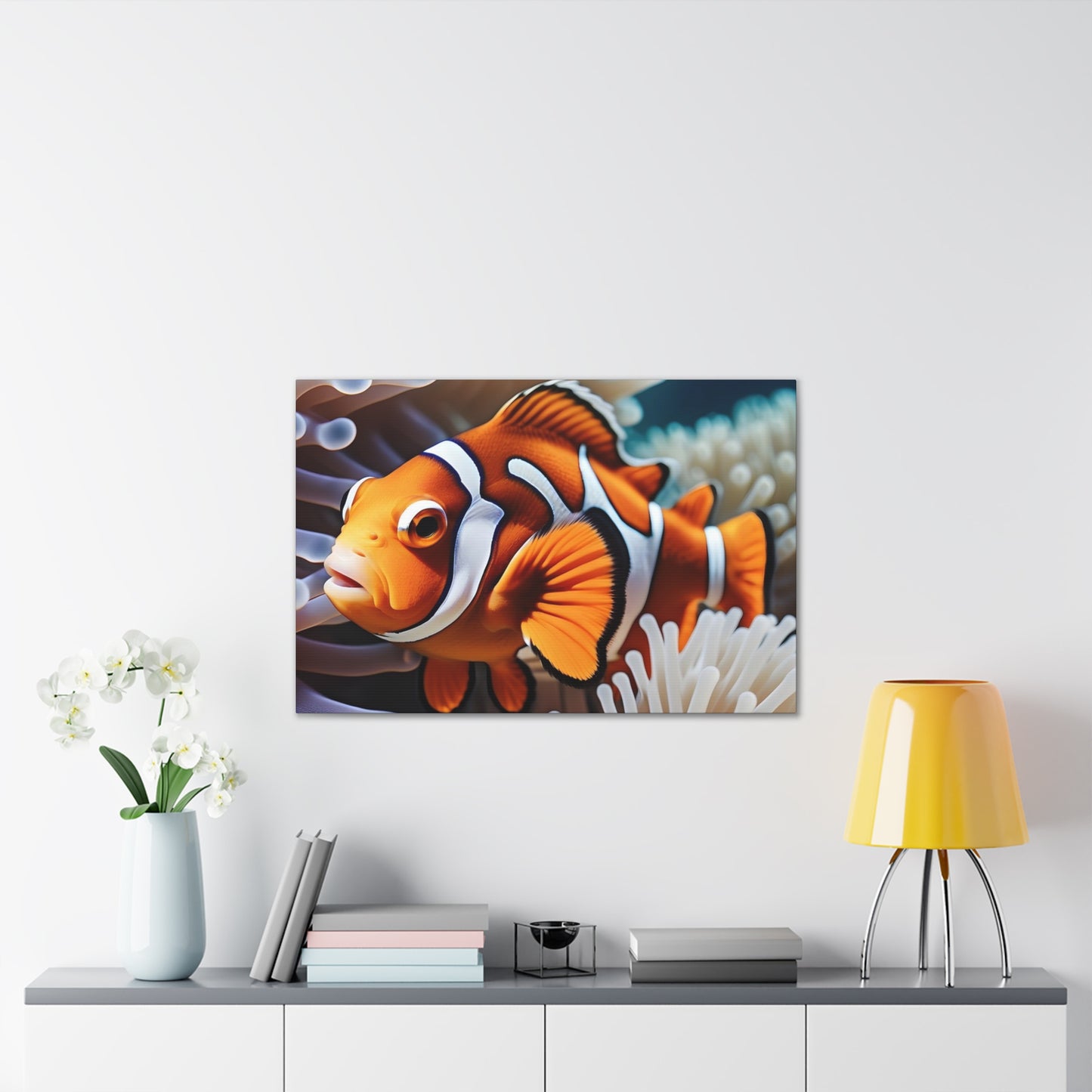 Clown Fish - Canvas Stretched, 0.75"