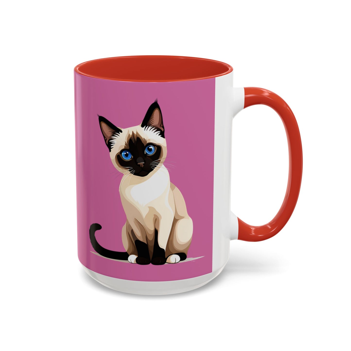 Siamese Cat - Accent Coffee Mug (11, 15oz)