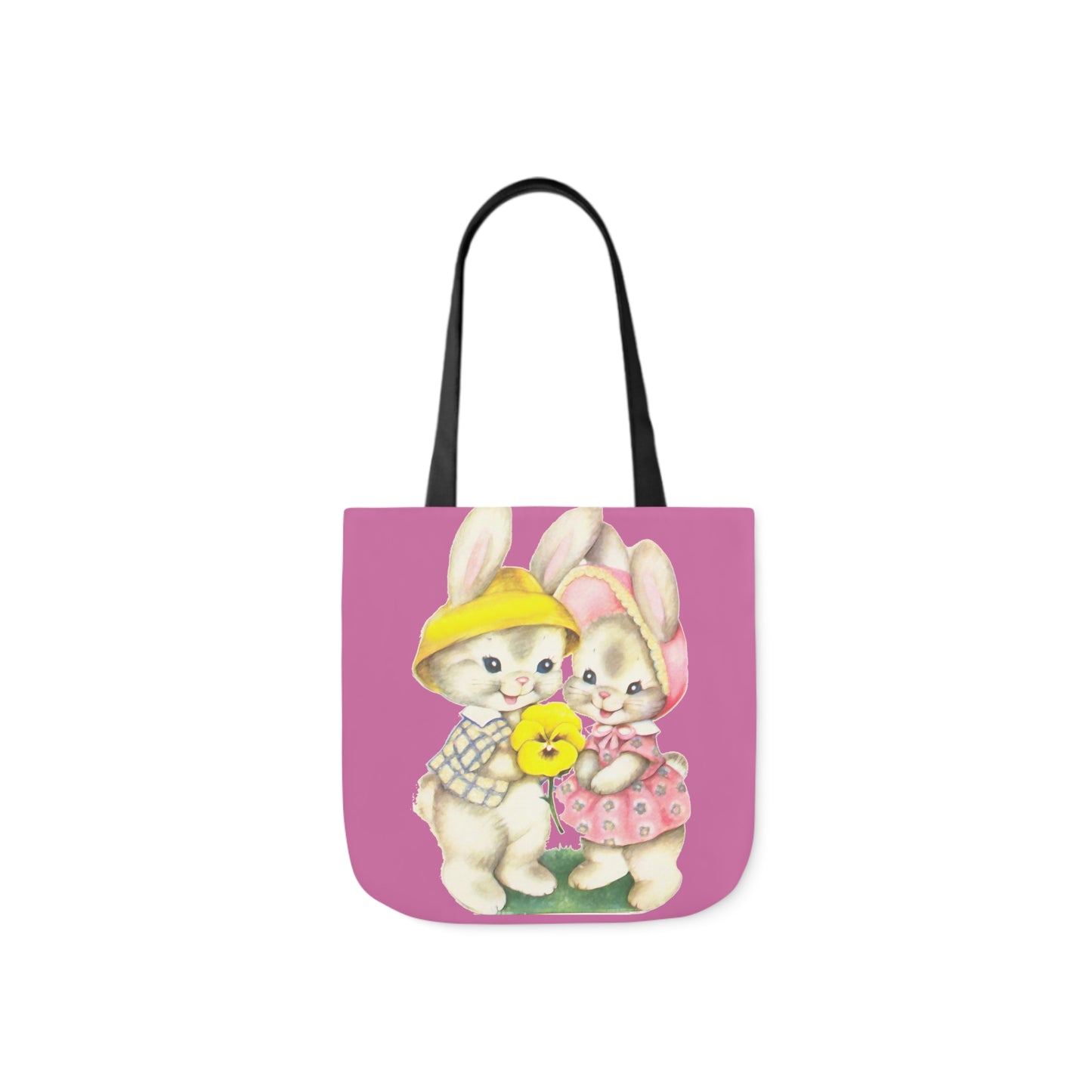 Easter - Canvas Tote Bag, 5-Color Straps