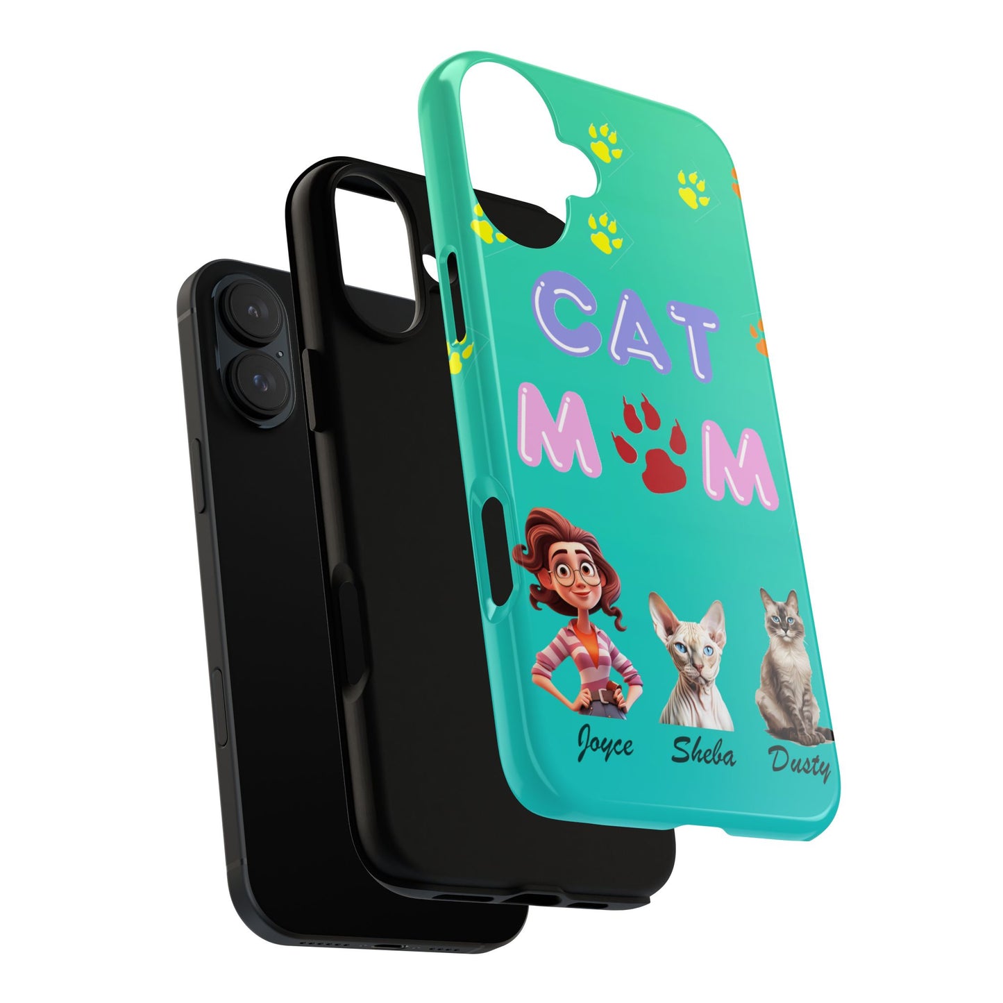 Cat Mom - Tough Cases - Mother's Day - Whimsical