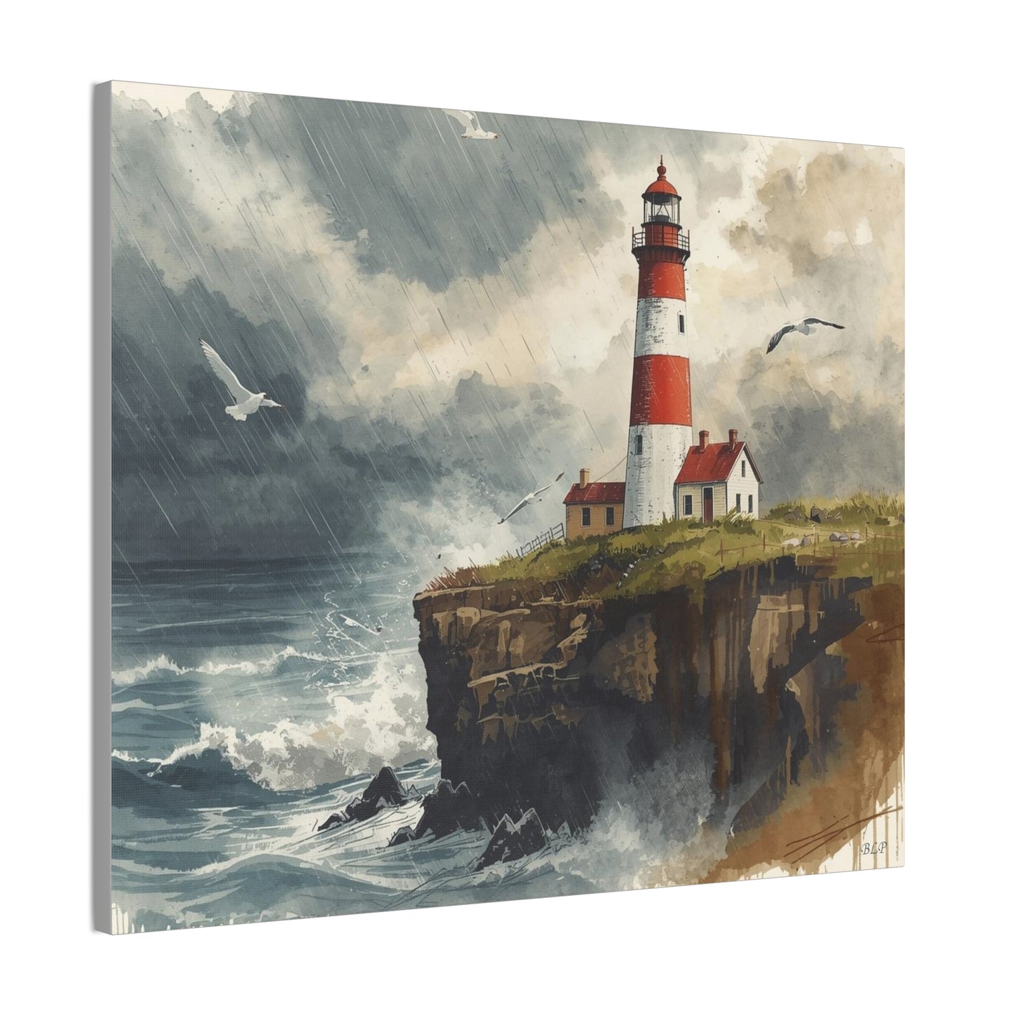 North Coast Light House - Canvas Stretched, 0.75" - 2026 Wall Art Places