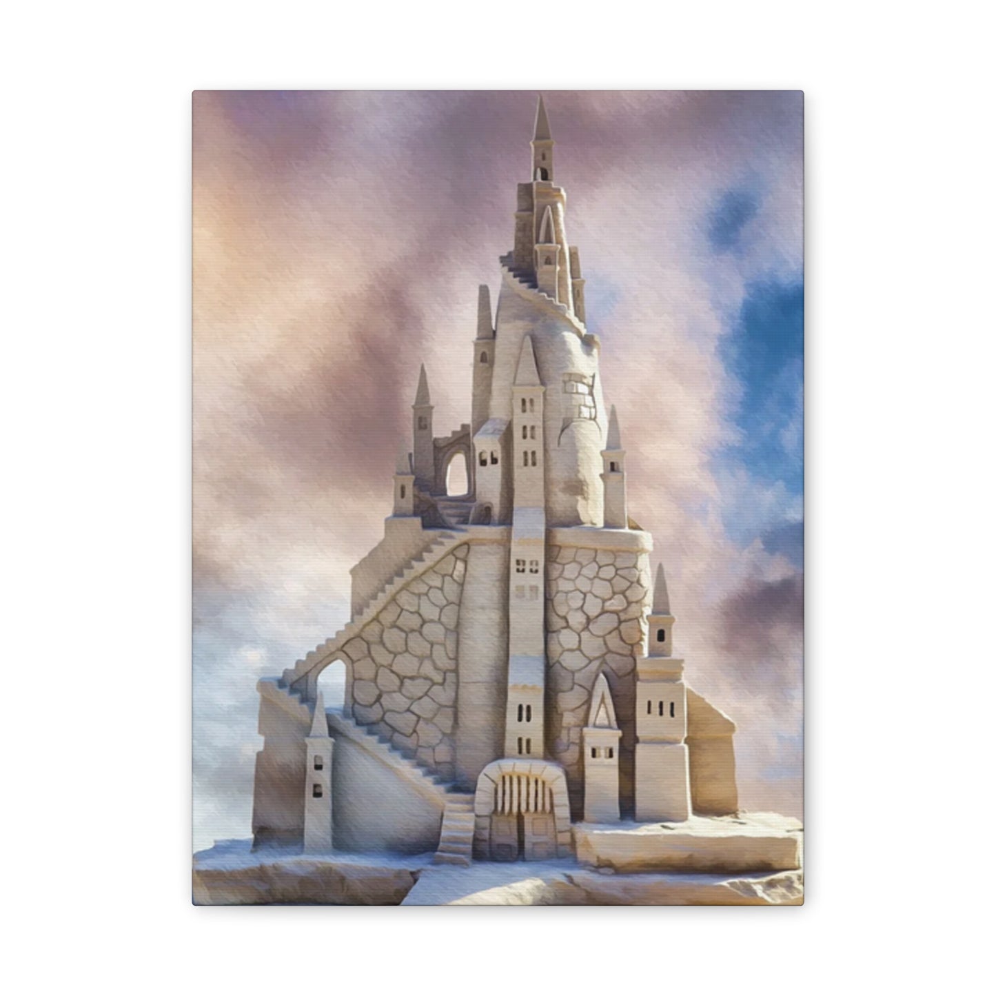 Sand Castle - Canvas Stretched, 0.75"