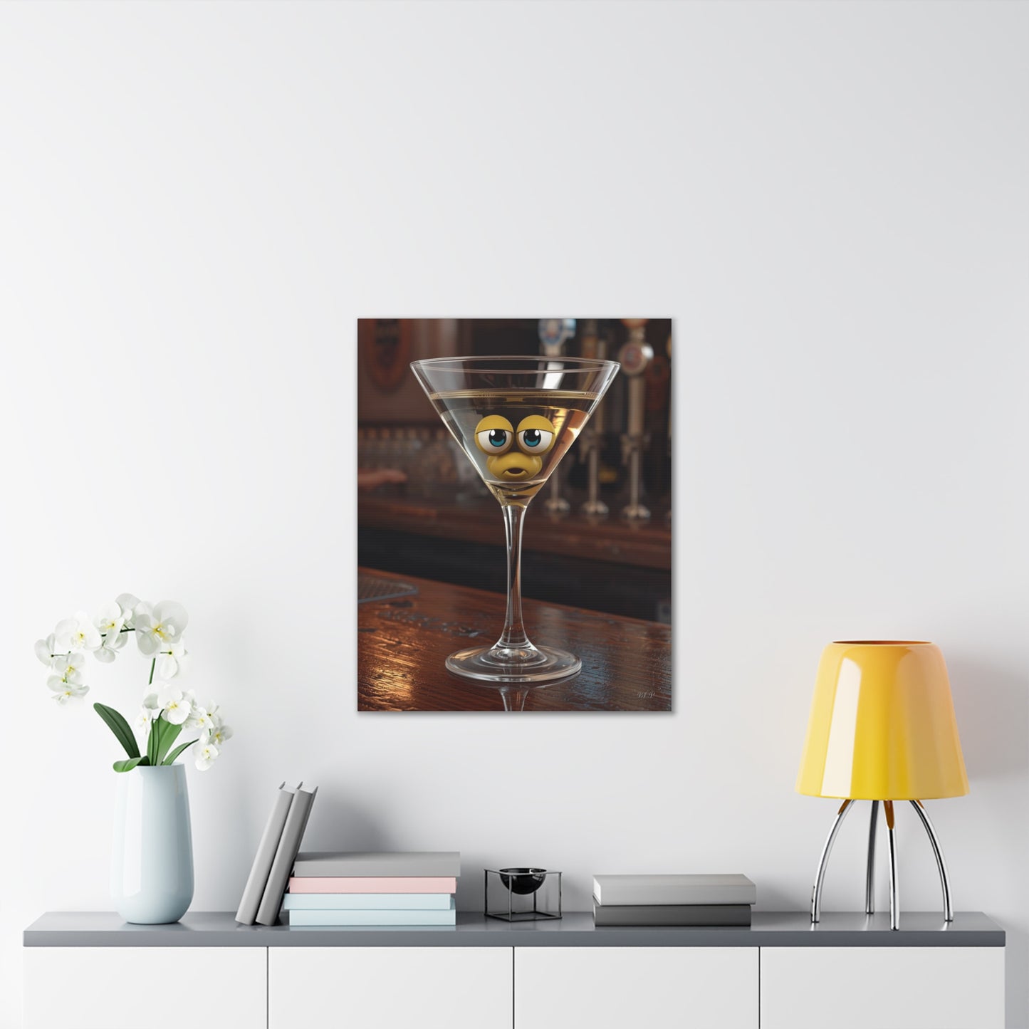 Single Drink - Canvas Stretched, 0.75" - 2026 Wall Art - Creative