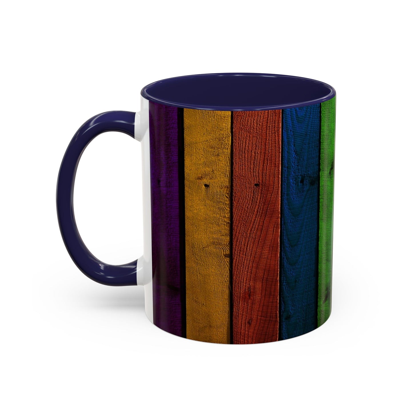 Colored Planks - Accent Coffee Mug (11, 15oz)