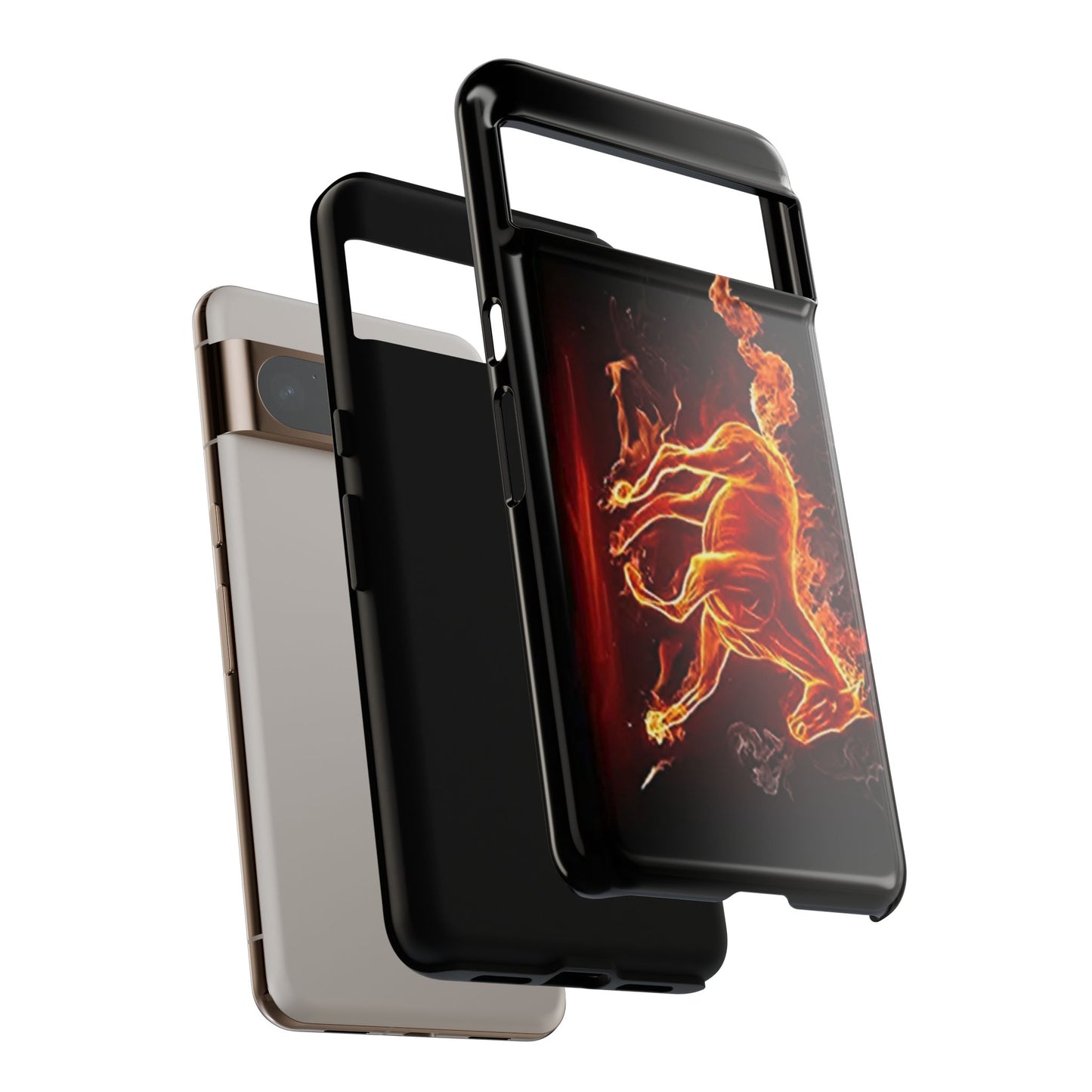 Burning Horse - Whimsical Phone Cases