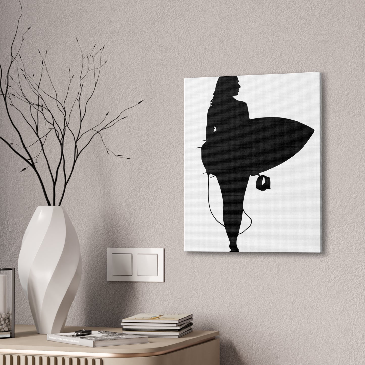 Surfer Girl - Canvas Stretched, 0.75"