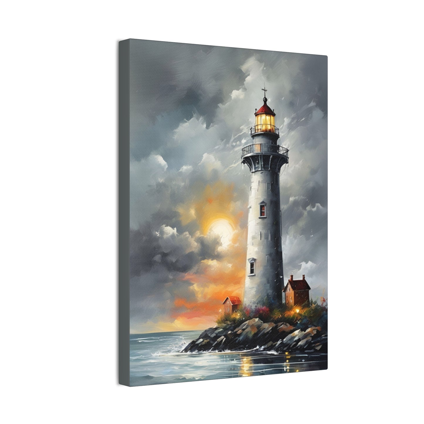 Light House - Canvas -Stretched, 0.75"