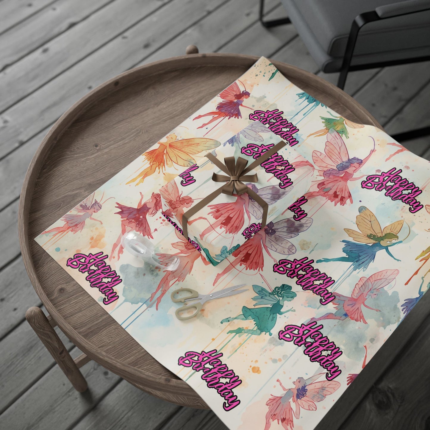 Happy Birthday Fairies - Wrapping Papers