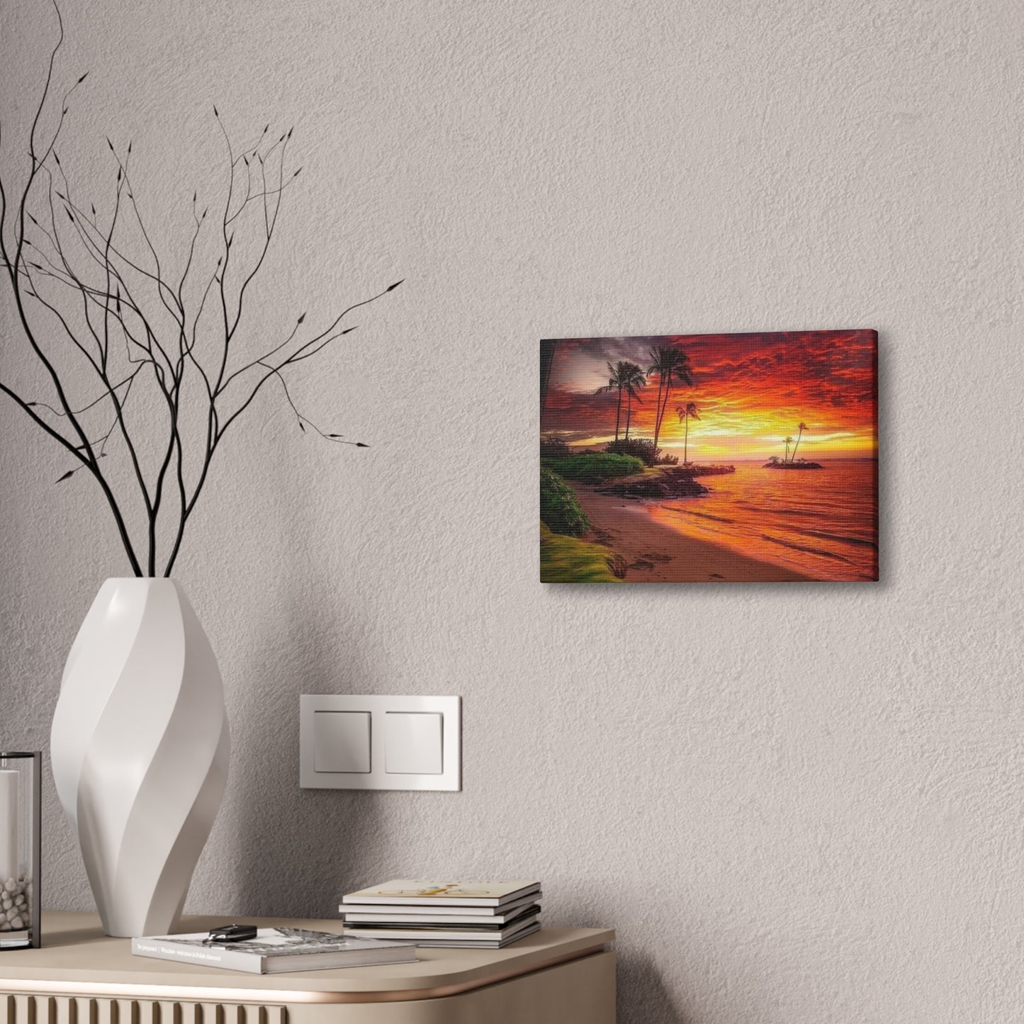 Sunset Island - Canvas Stretched, 0.75"