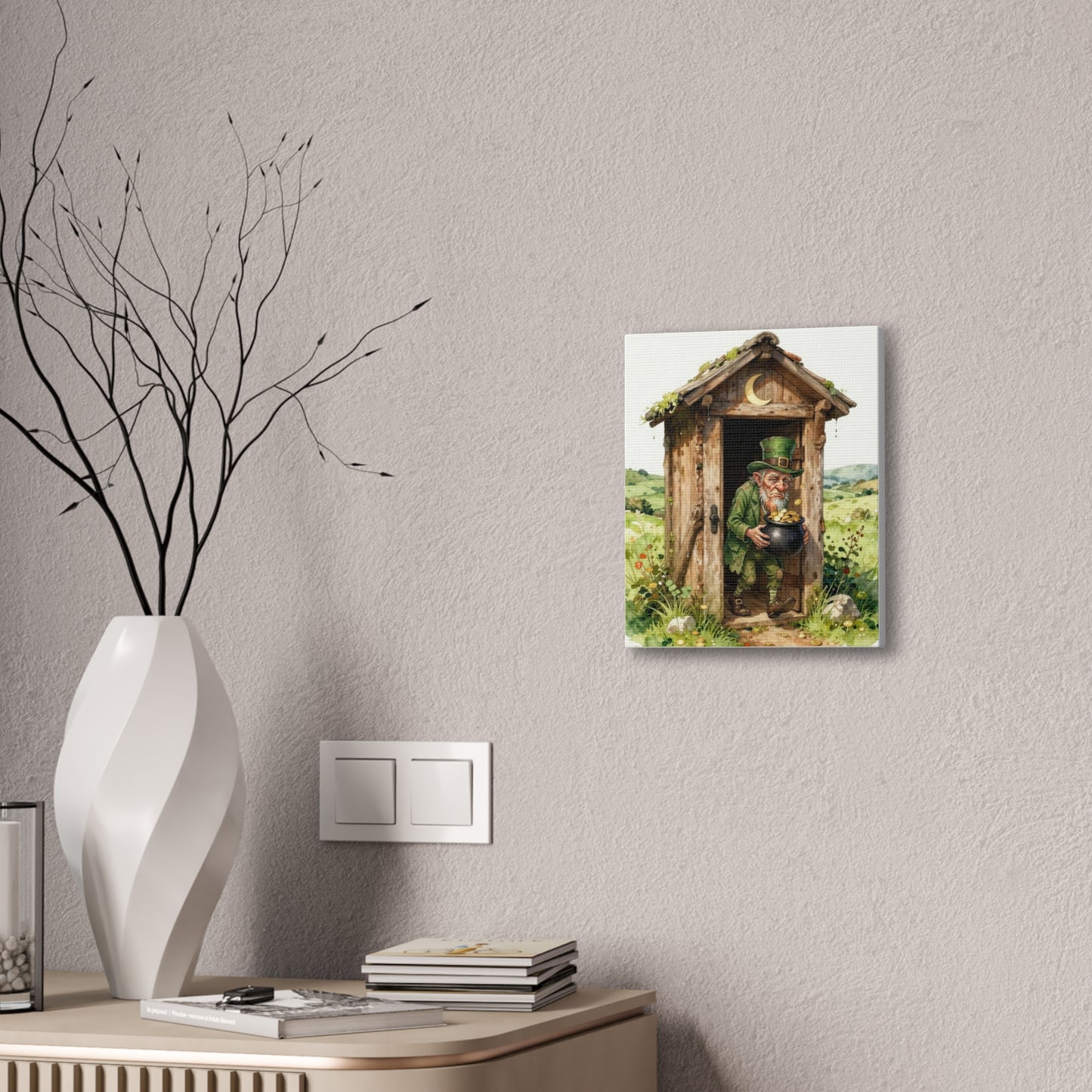 Leprechaun's Gold - Canvas Stretched, 0.75" - Wall Art - 2026 - Bathroom Humor