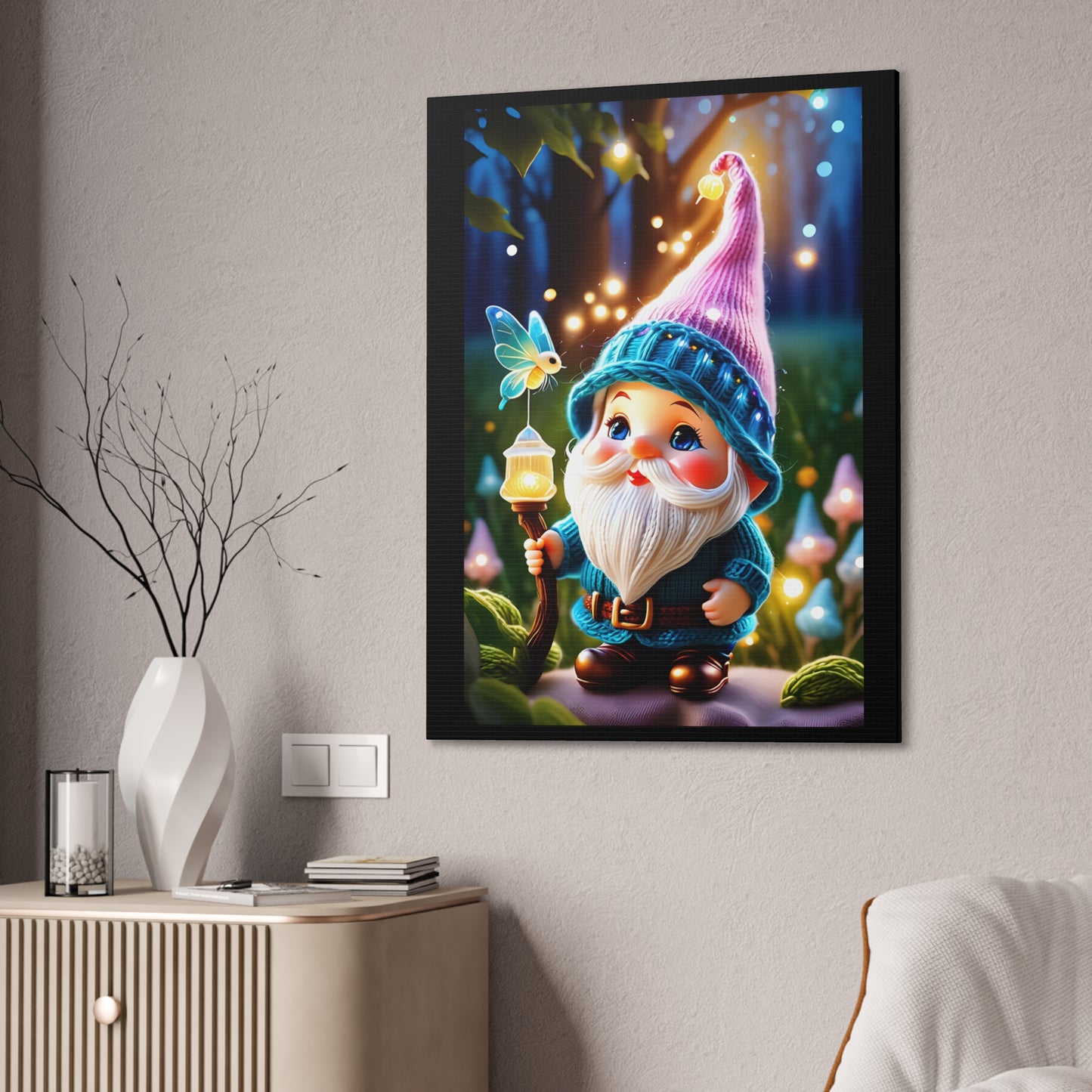 Gnome - Canvas Stretched, 0.75"