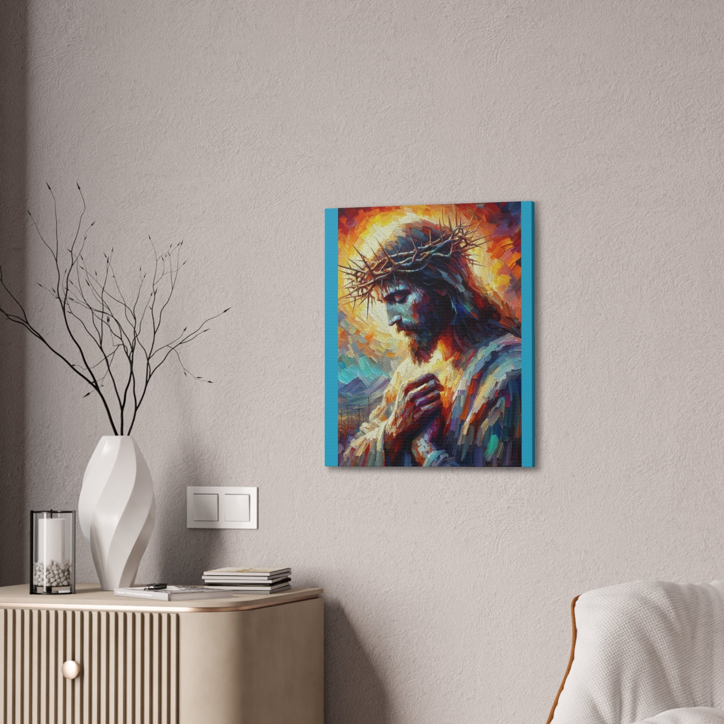 Crown of Thorns - Canvas Stretched, 0.75" - Easter