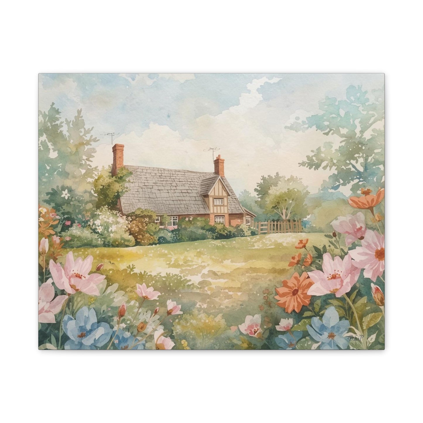 English Cottage - Canvas Stretched, 0.75" - 2026 Wall Art - Places