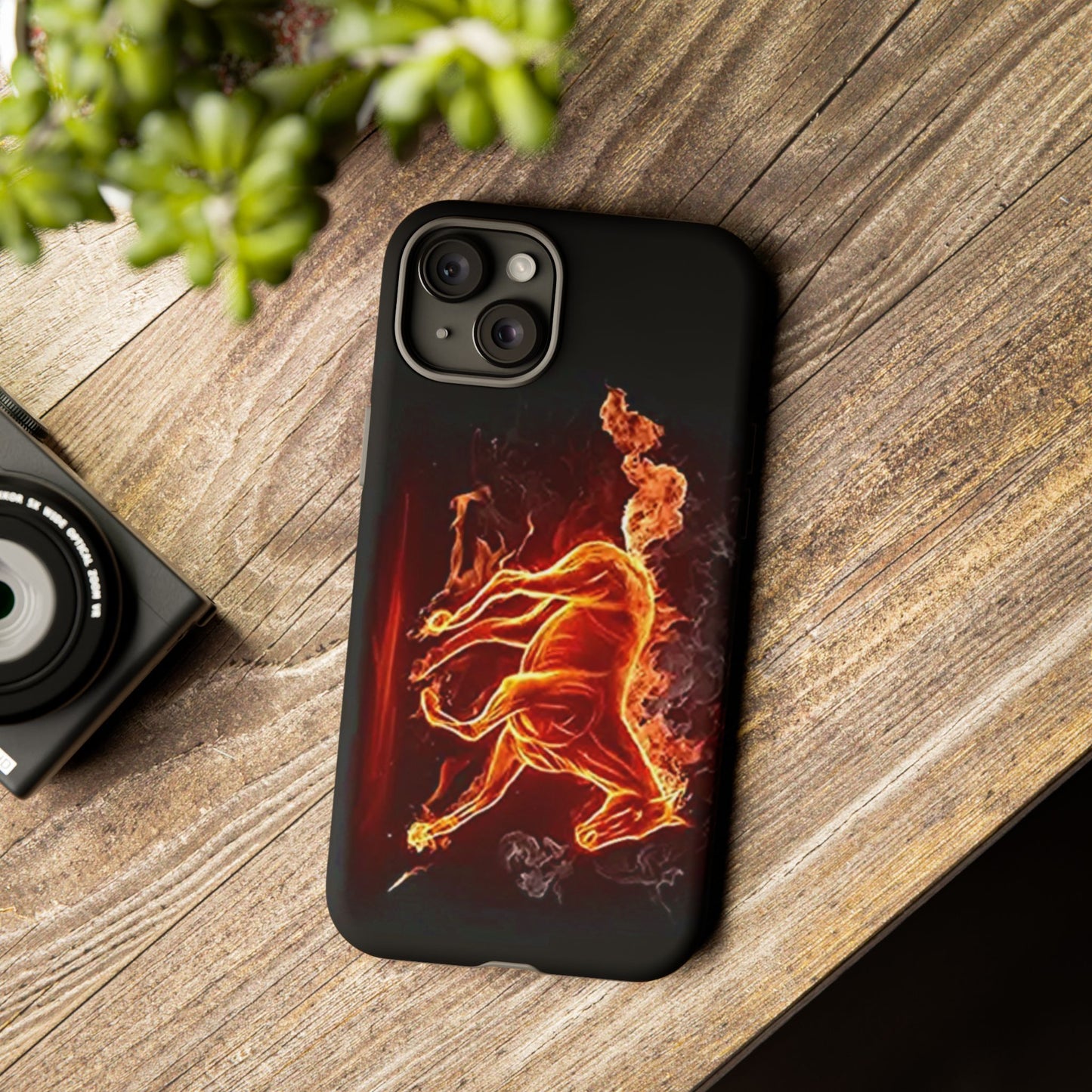 Burning Horse - Whimsical Phone Cases