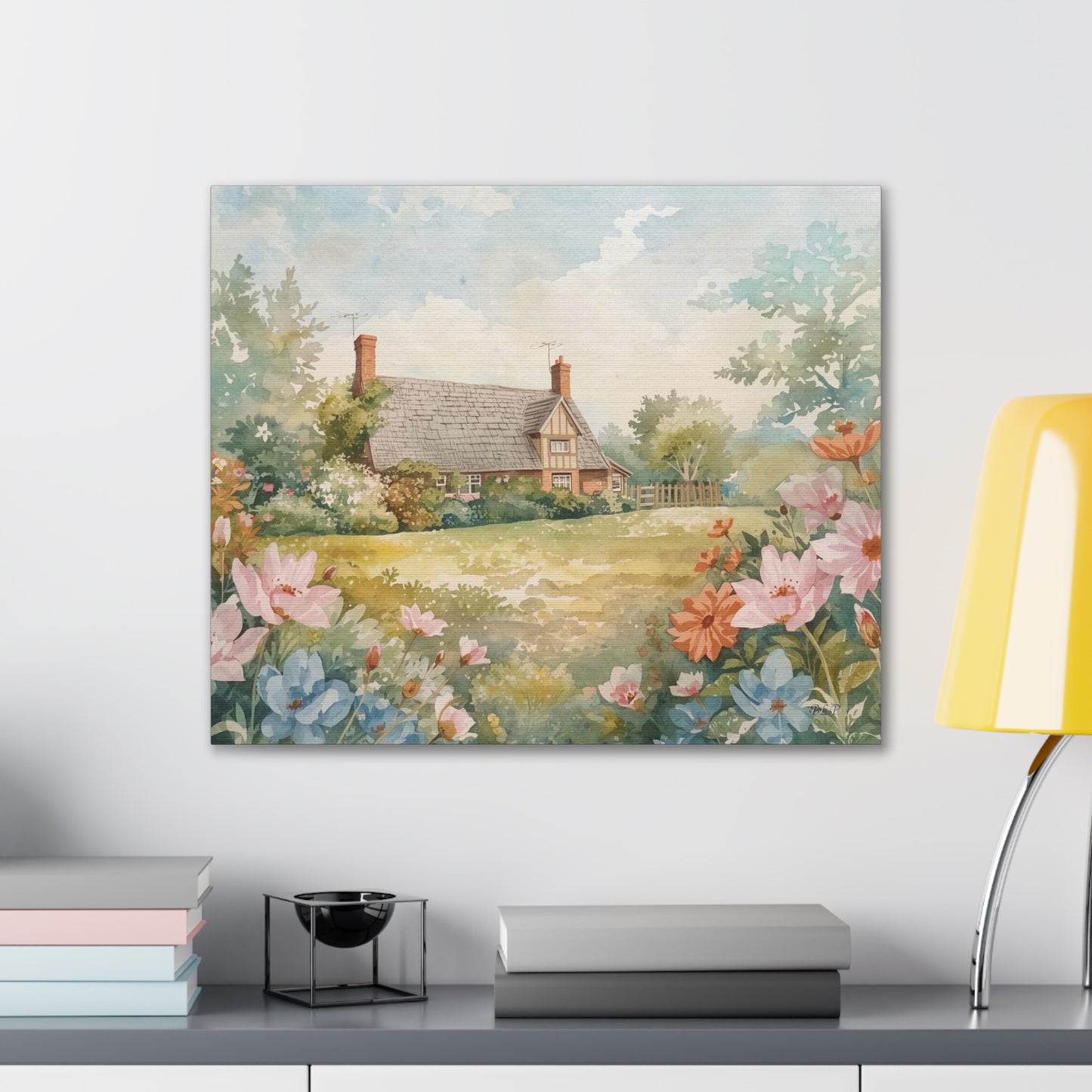 English Cottage - Canvas Stretched, 0.75" - 2026 Wall Art - Places