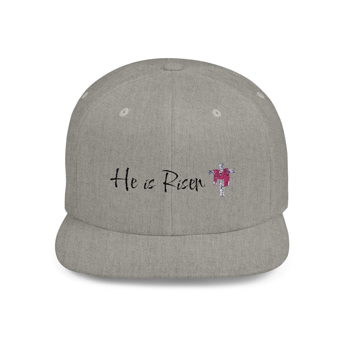 He is Risen - Black - Embroidered - Low Profile Baseball Cap - Easter - Mother's Day - Father's Day - Easter 1