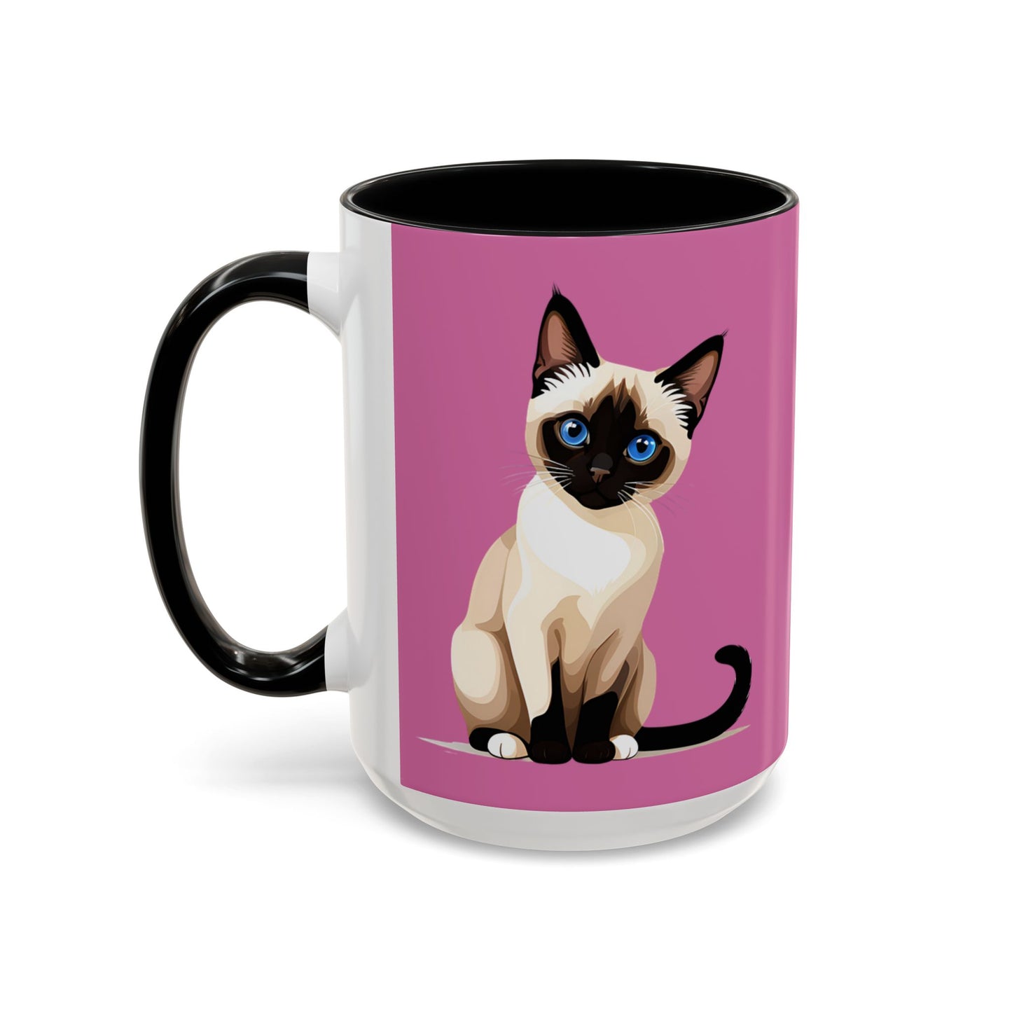 Siamese Cat - Accent Coffee Mug (11, 15oz)