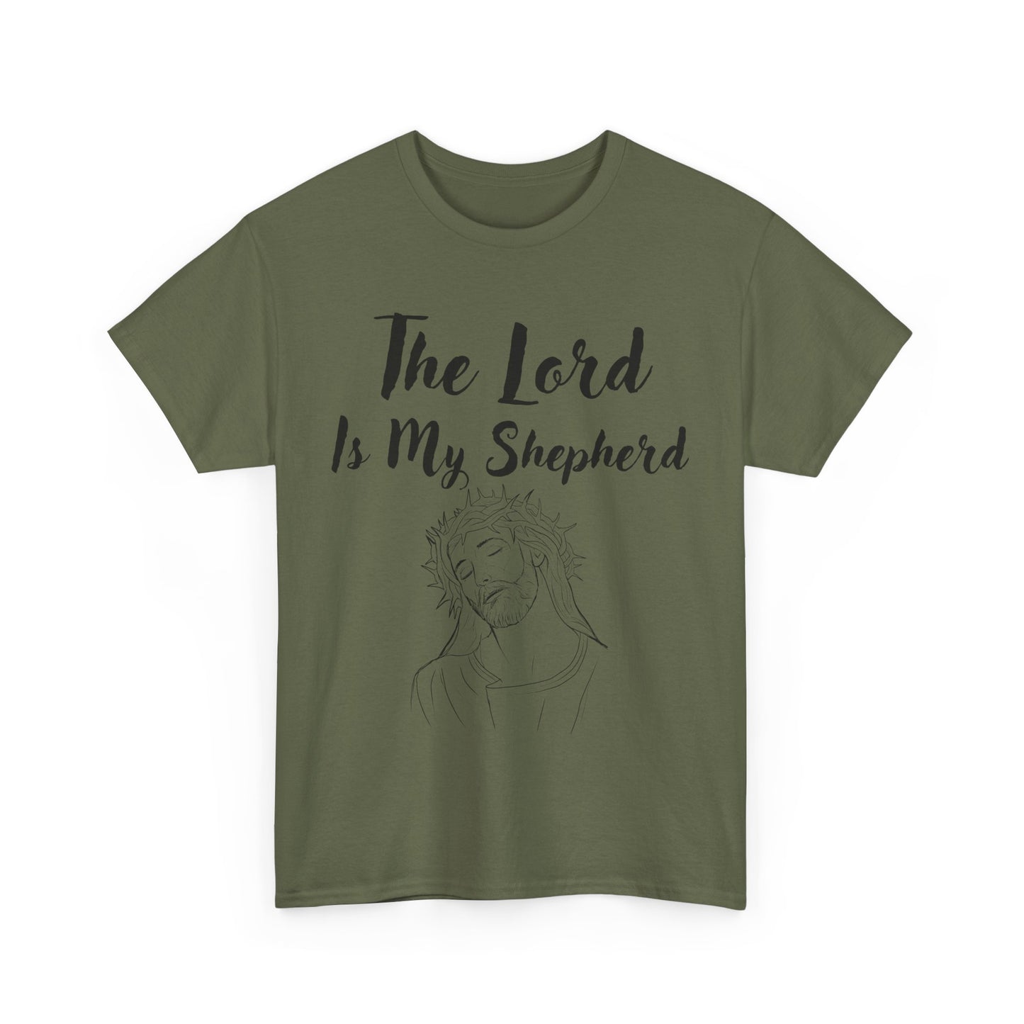 The Lord is My Shepherd - Unisex Heavy Cotton T-Shirts - Easter - Mother's Day - Father's Day