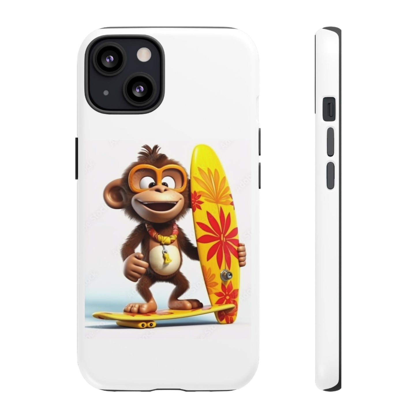 Surfer Monkey -Tough Whimsical Phone Cases