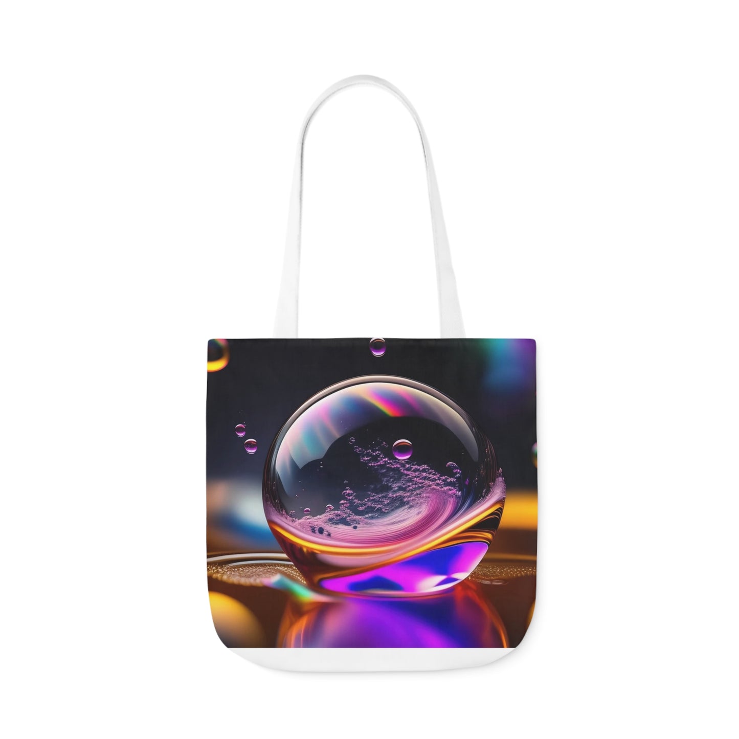 Glass Ball - Canvas Tote Bag, 5-Color Straps