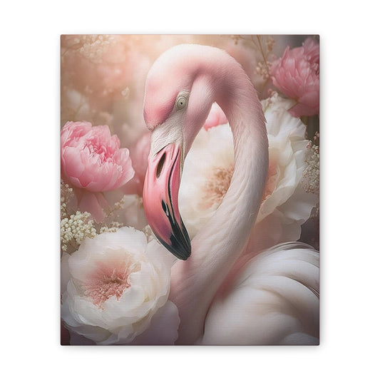Flamingo- Canvas Stretched, 0.75 - 2026 Wall Art - Animals