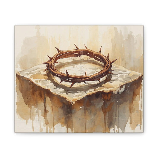 Crown of Thorns - Canvas Stretched, 0.75" - 2026 Wall Art - Religion