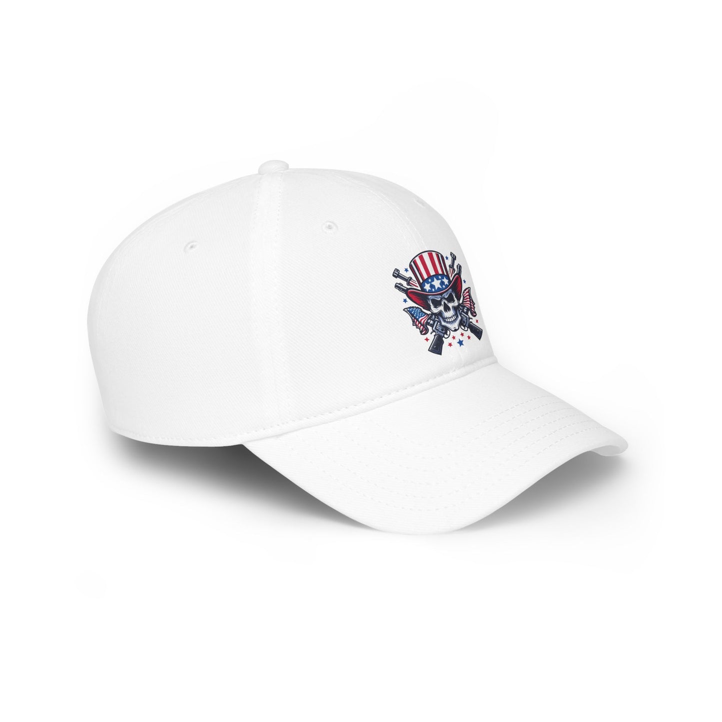 Flag Skull - Low Profile Baseball Cap