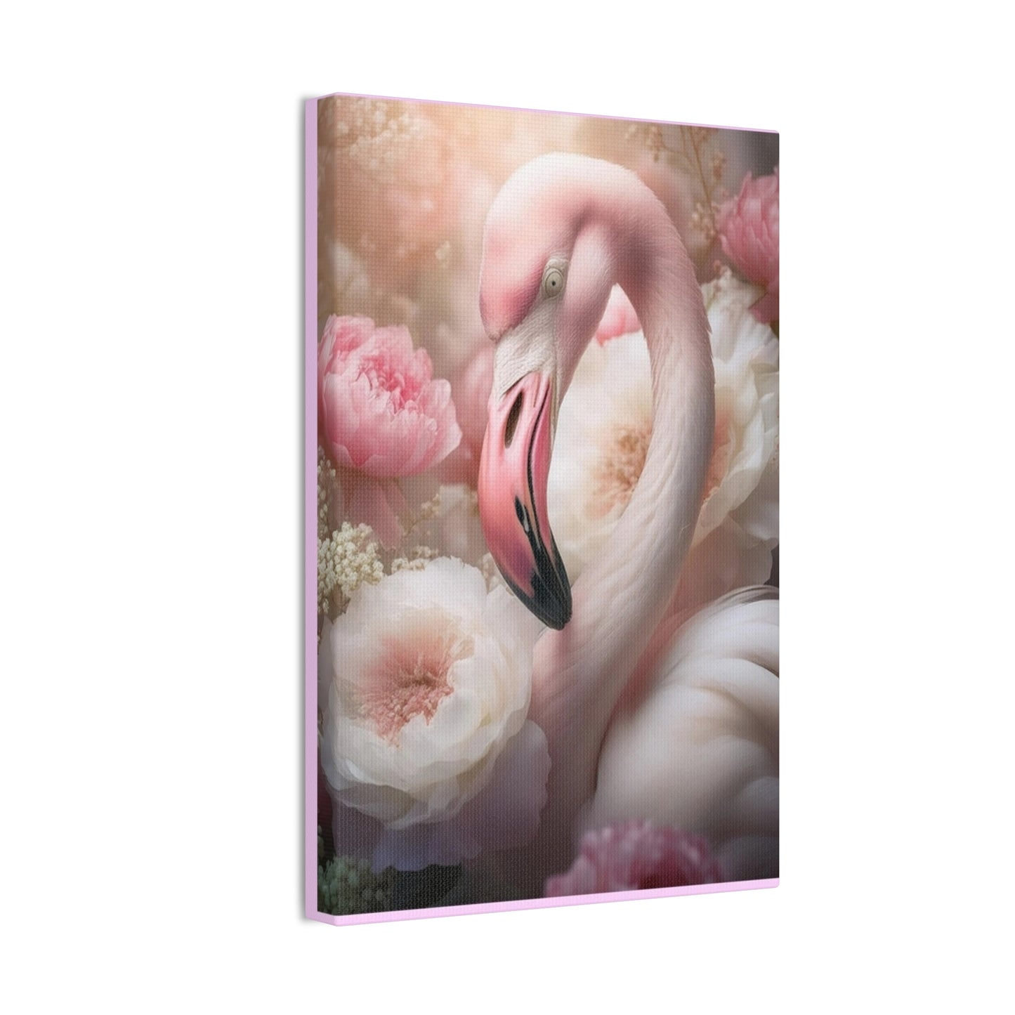 Flamingo - Canvas Stretched, 0.75"