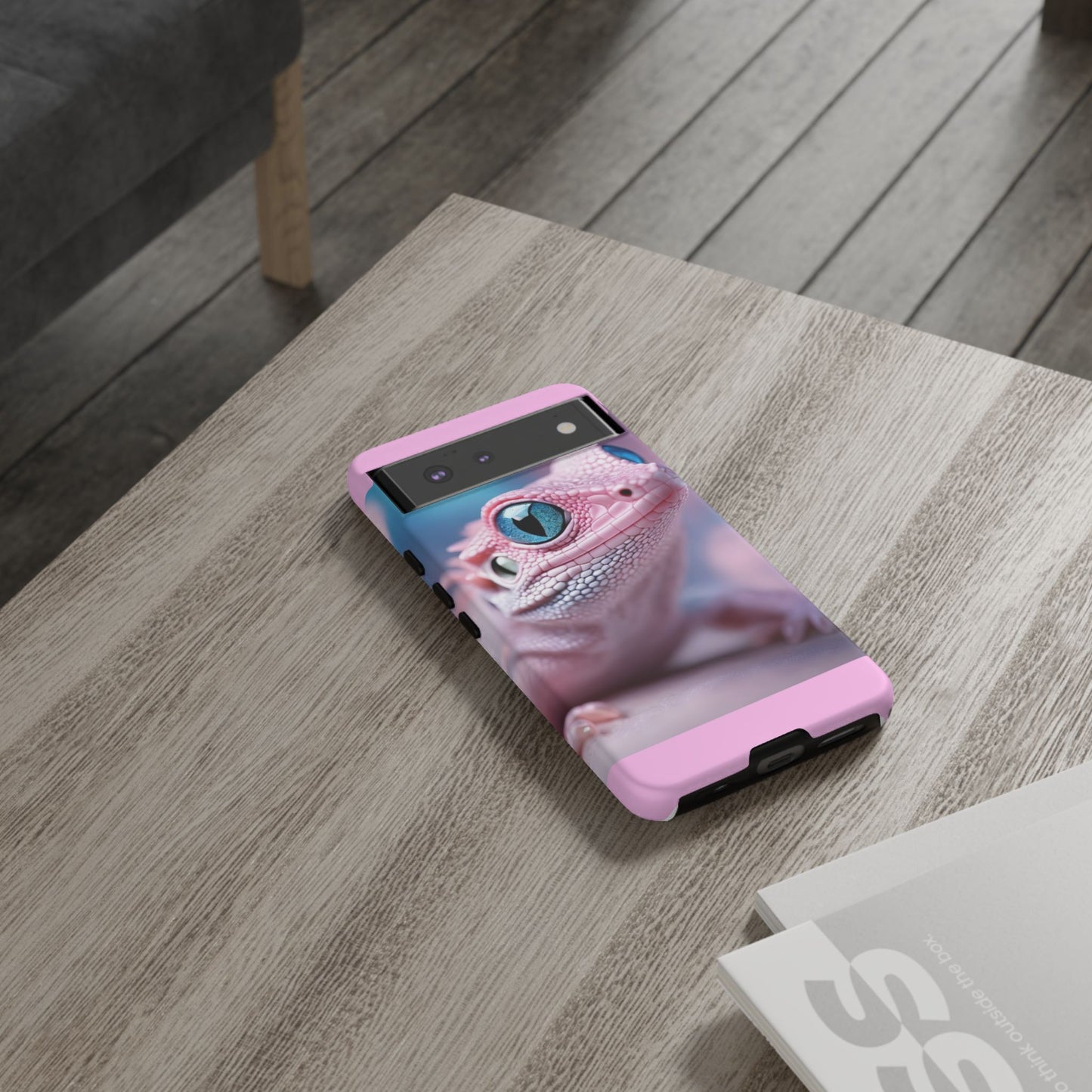 Pink Lizard - Whimsical Phone Cases