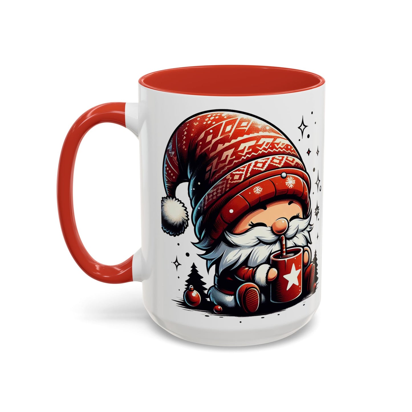 Elf - Accent Coffee Mug (11, 15oz) - Christmas