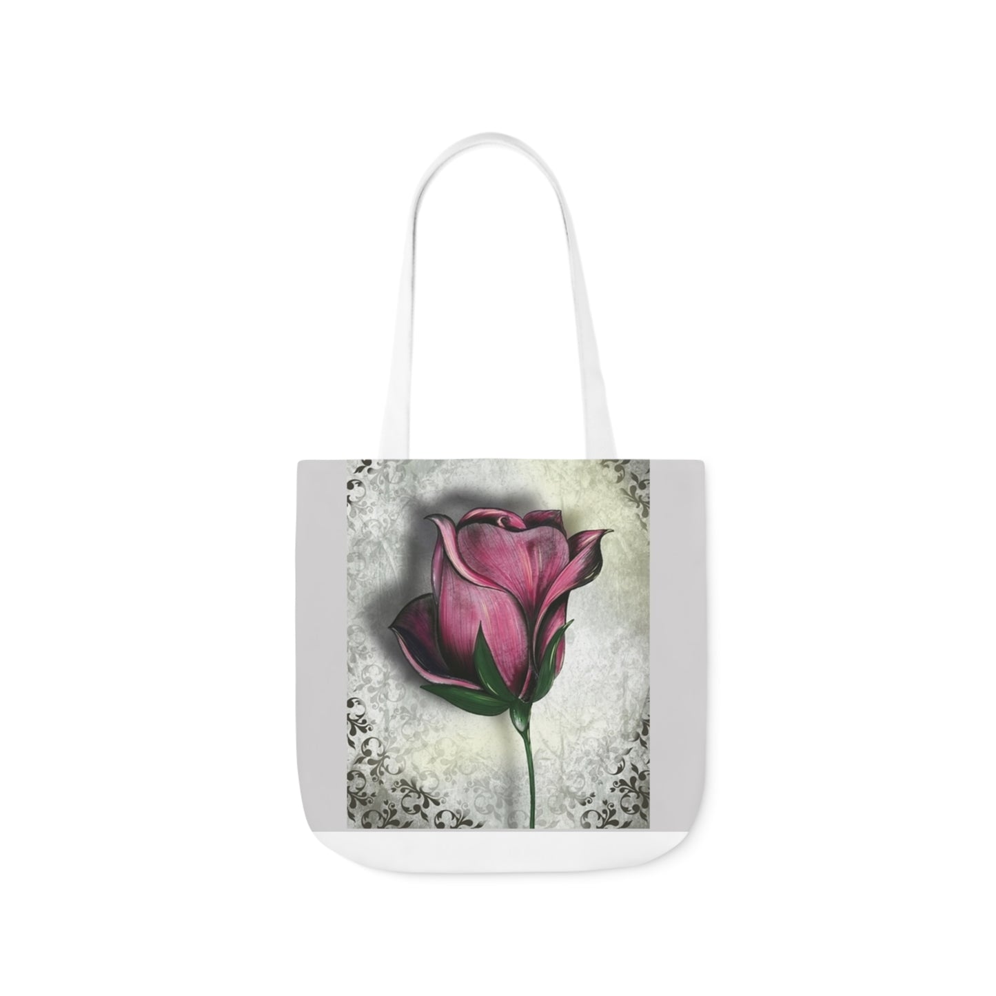 Rose - Canvas Tote Bag, 5-Color Straps