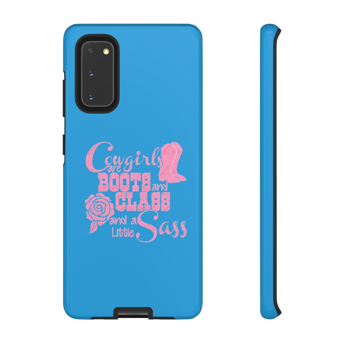 CowGirls are Boots -Tough Whimsical Phone Cases