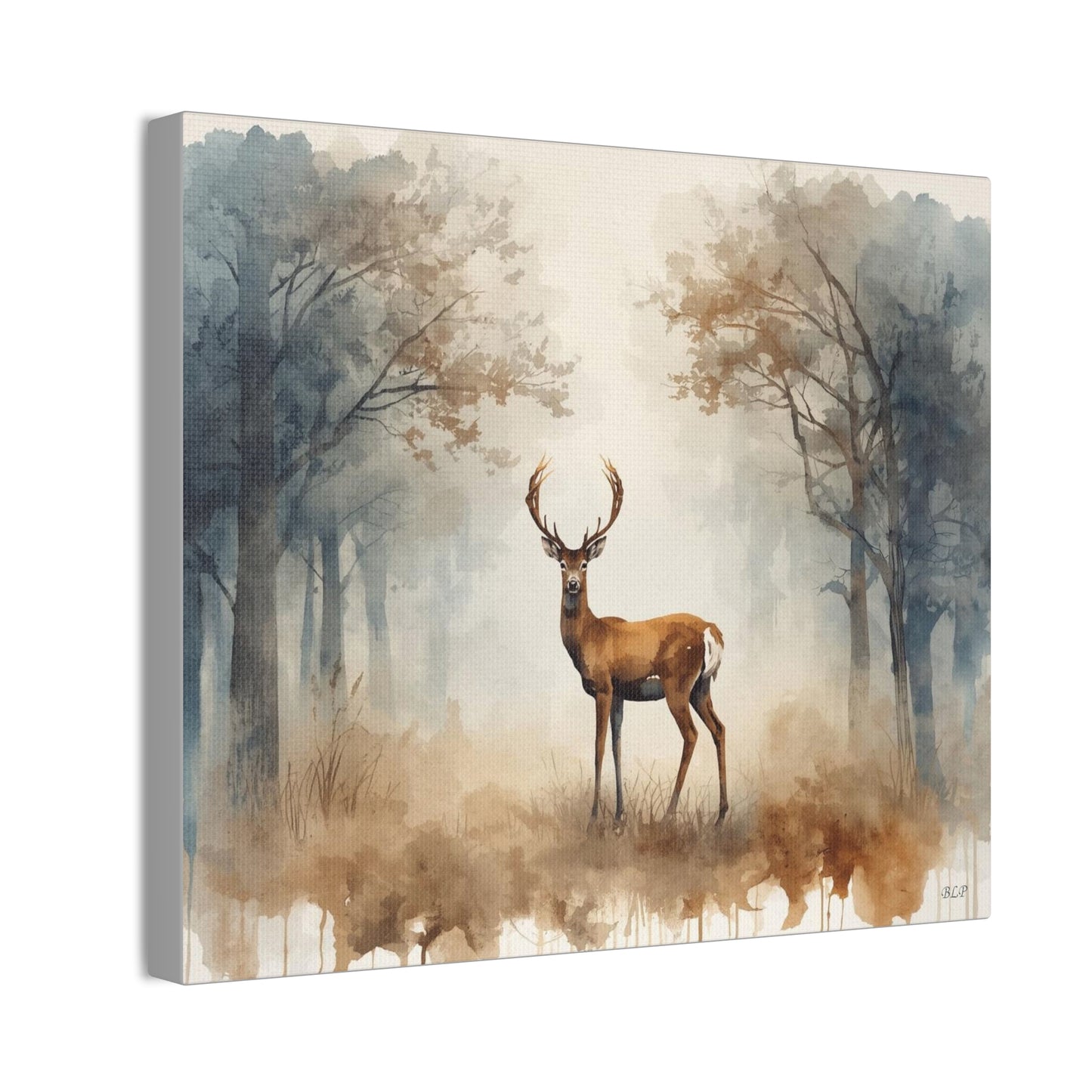 Lone Buck - Canvas Stretched, 0.75" - 2026 Wall Art - Animals