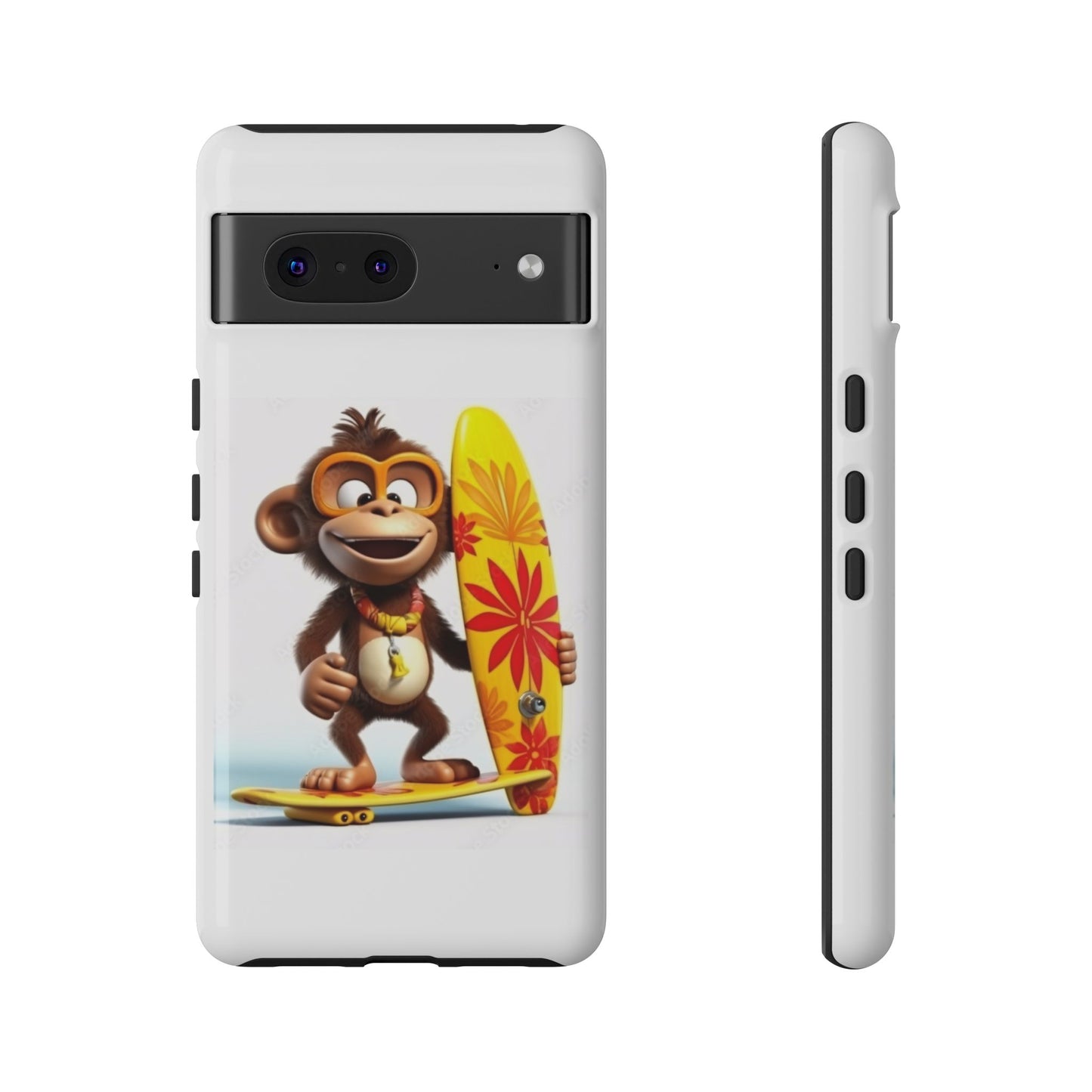 Surfer Monkey -Tough Whimsical Phone Cases