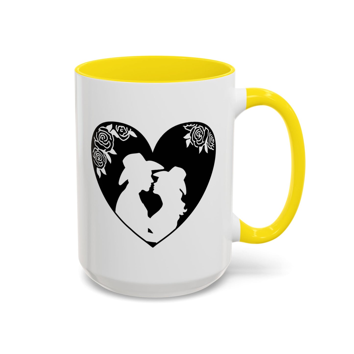 Cowboy Love - Accent Coffee Mug (11, 15oz) - Mother's Day