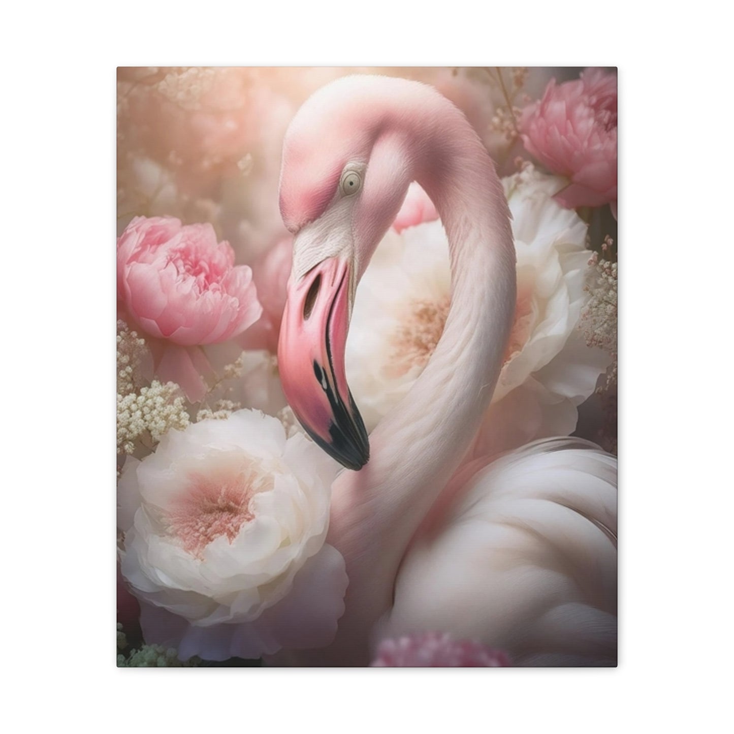 Flamingo - Canvas Stretched, 0.75"