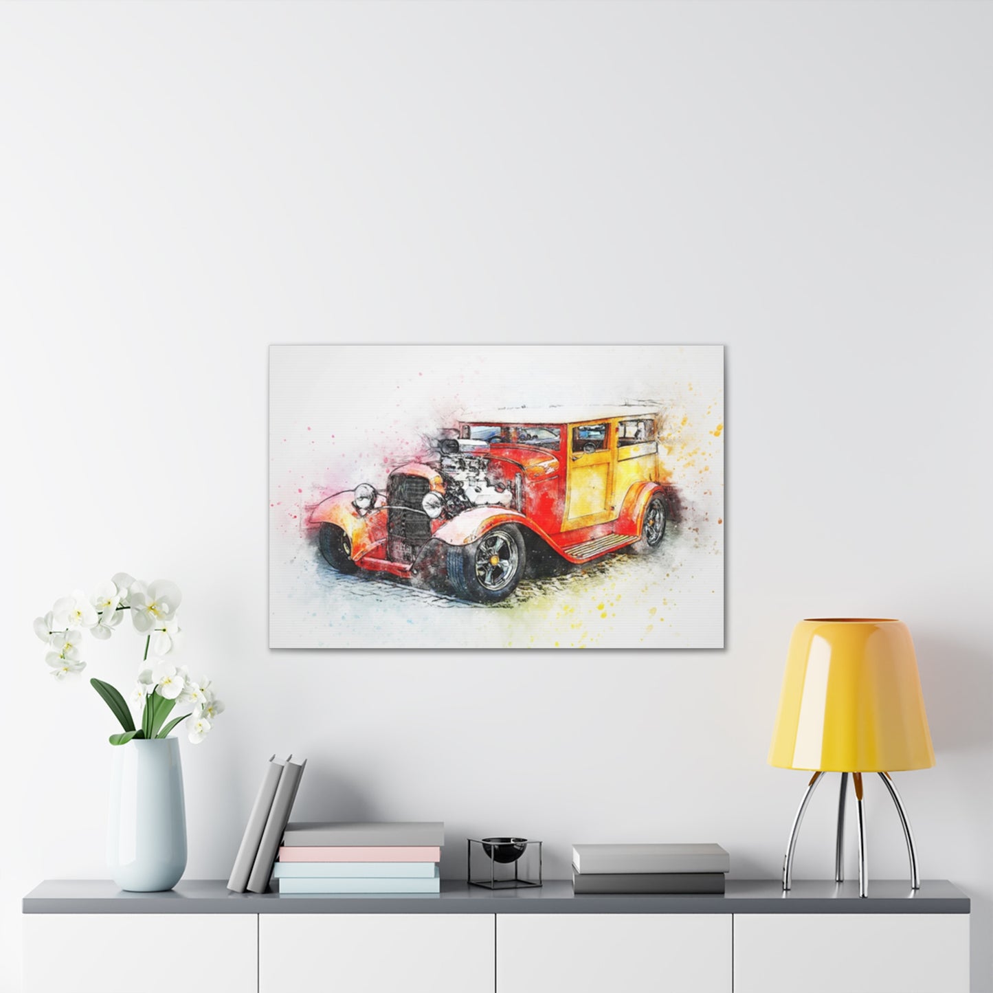 Hot Rod - Canvas Stretched, 0.75" - Father's Day