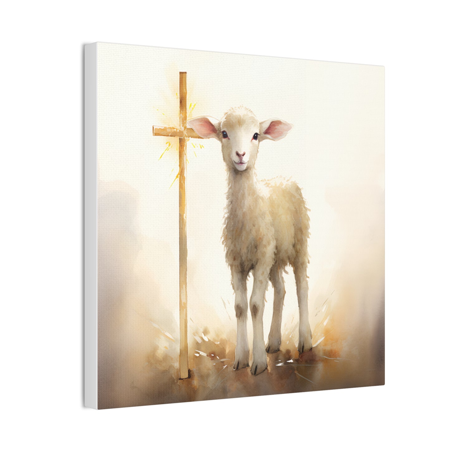 The Lamb - Canvas Stretched, 0.75" - Easter