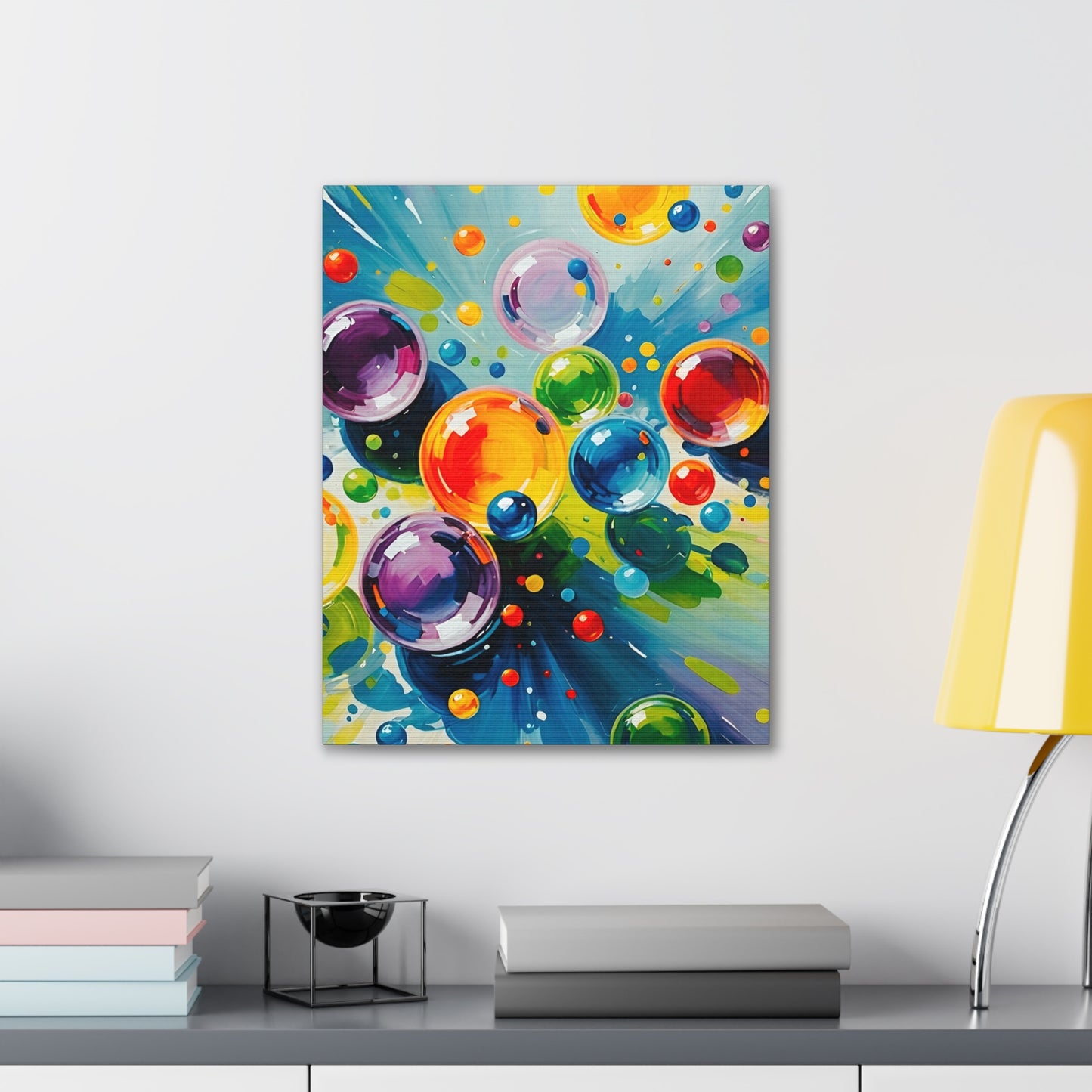 Colored Balls - Canvas Stretched, 0.75"