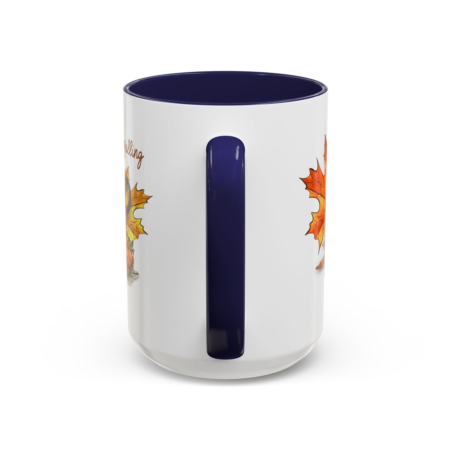 Leaves - Accent Coffee Mug (11, 15oz)