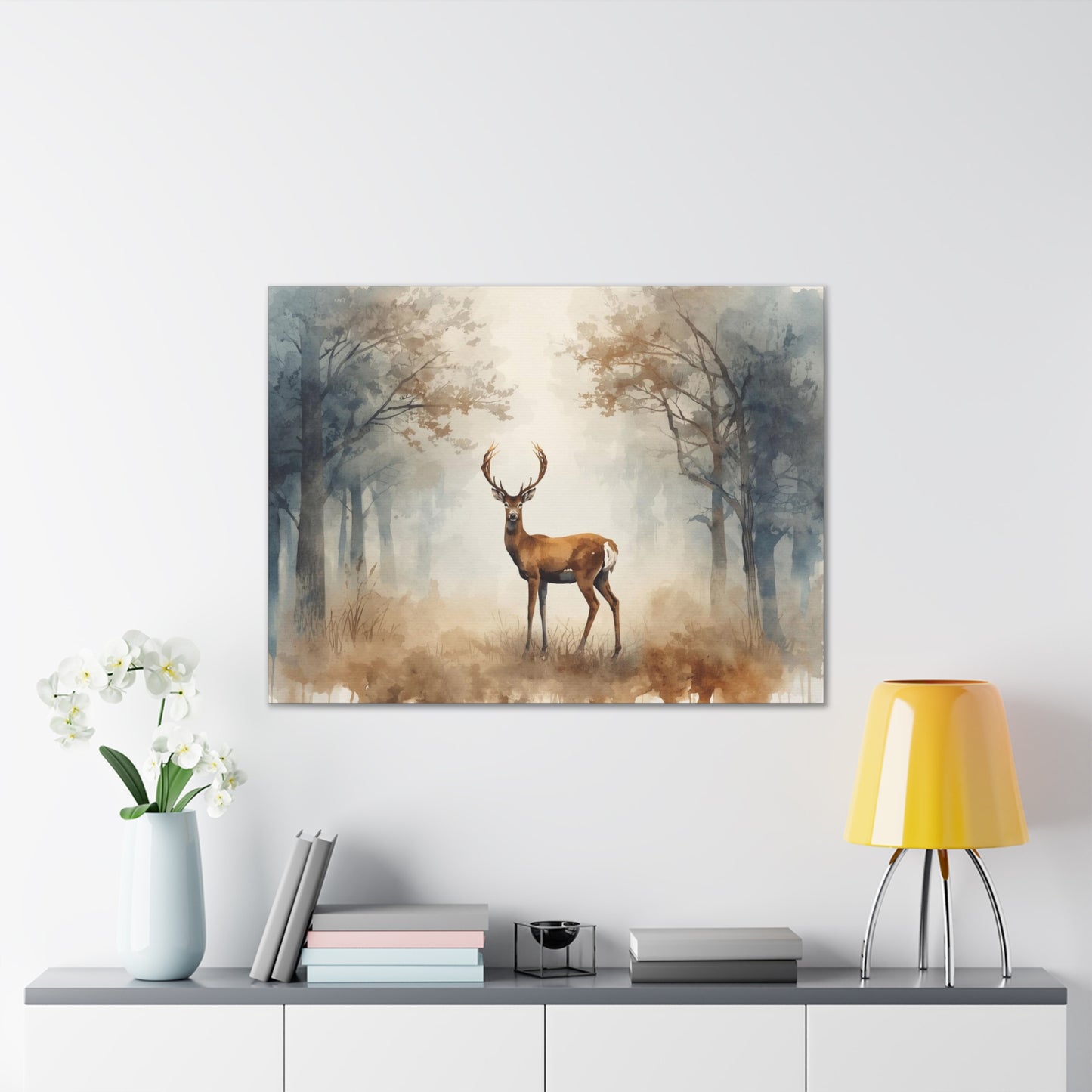 Lone Buck - Canvas Stretched, 0.75" - 2026 Wall Art - Animals