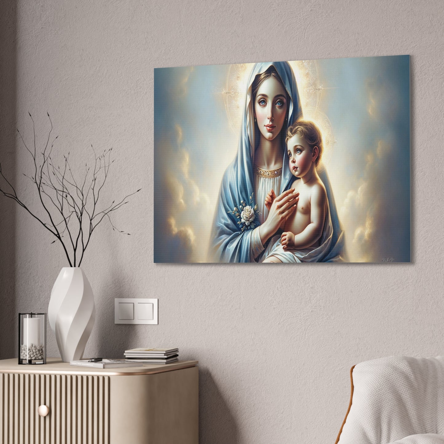 Mary - Canvas Stretched, 0.75" - 2026 Wall Art - Religion