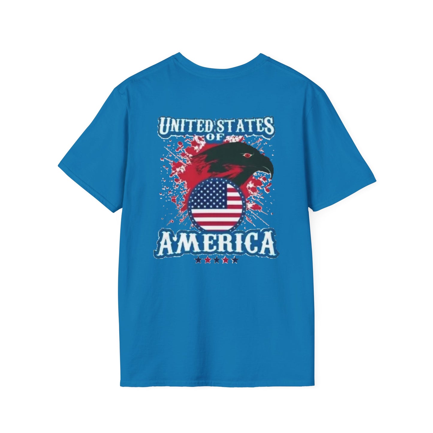 United States of America - Unisex Softstyle T-Shirt - Military