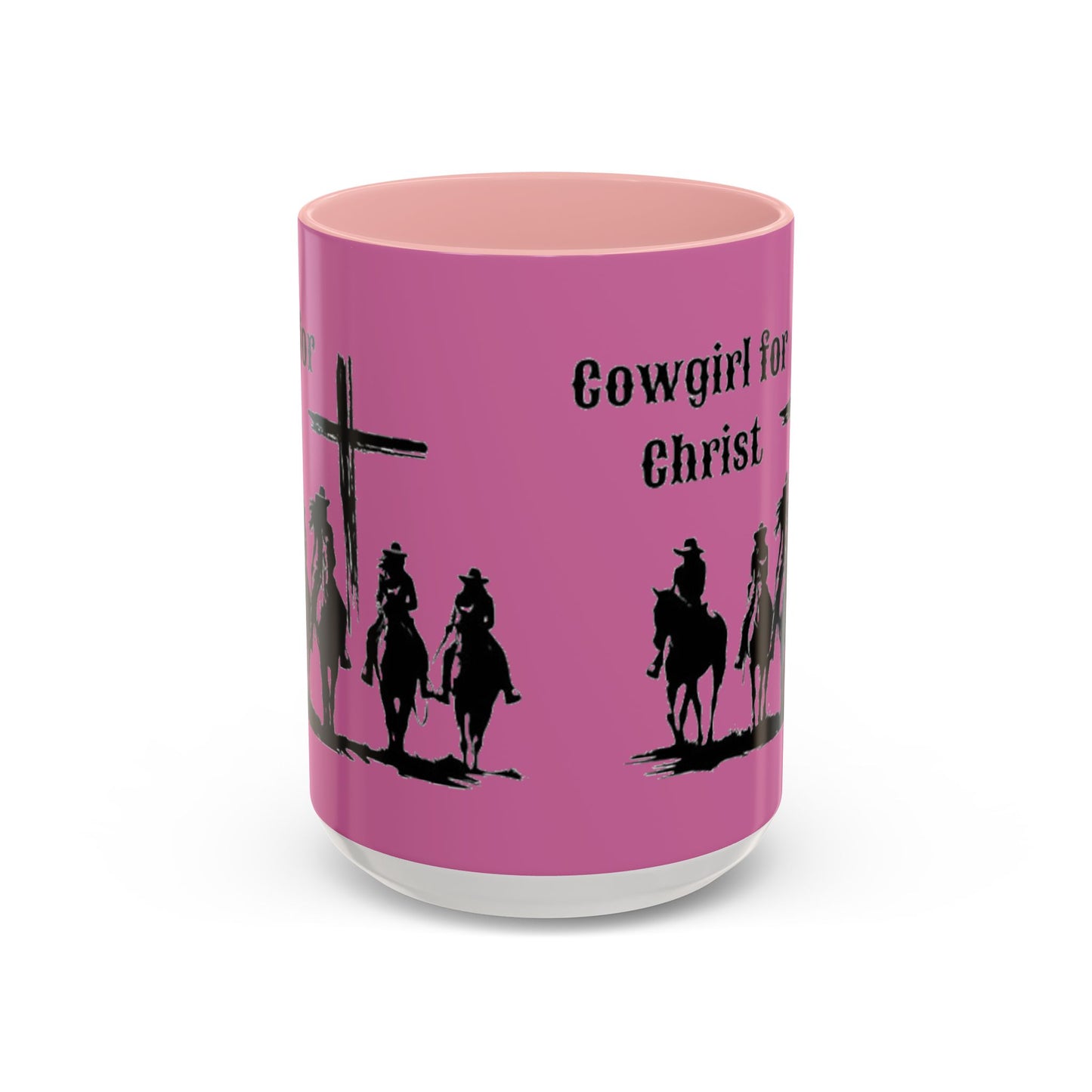 Cowgirl for Christ - Accent Coffee Mug (11, 15oz) - Easter - Mother's Day