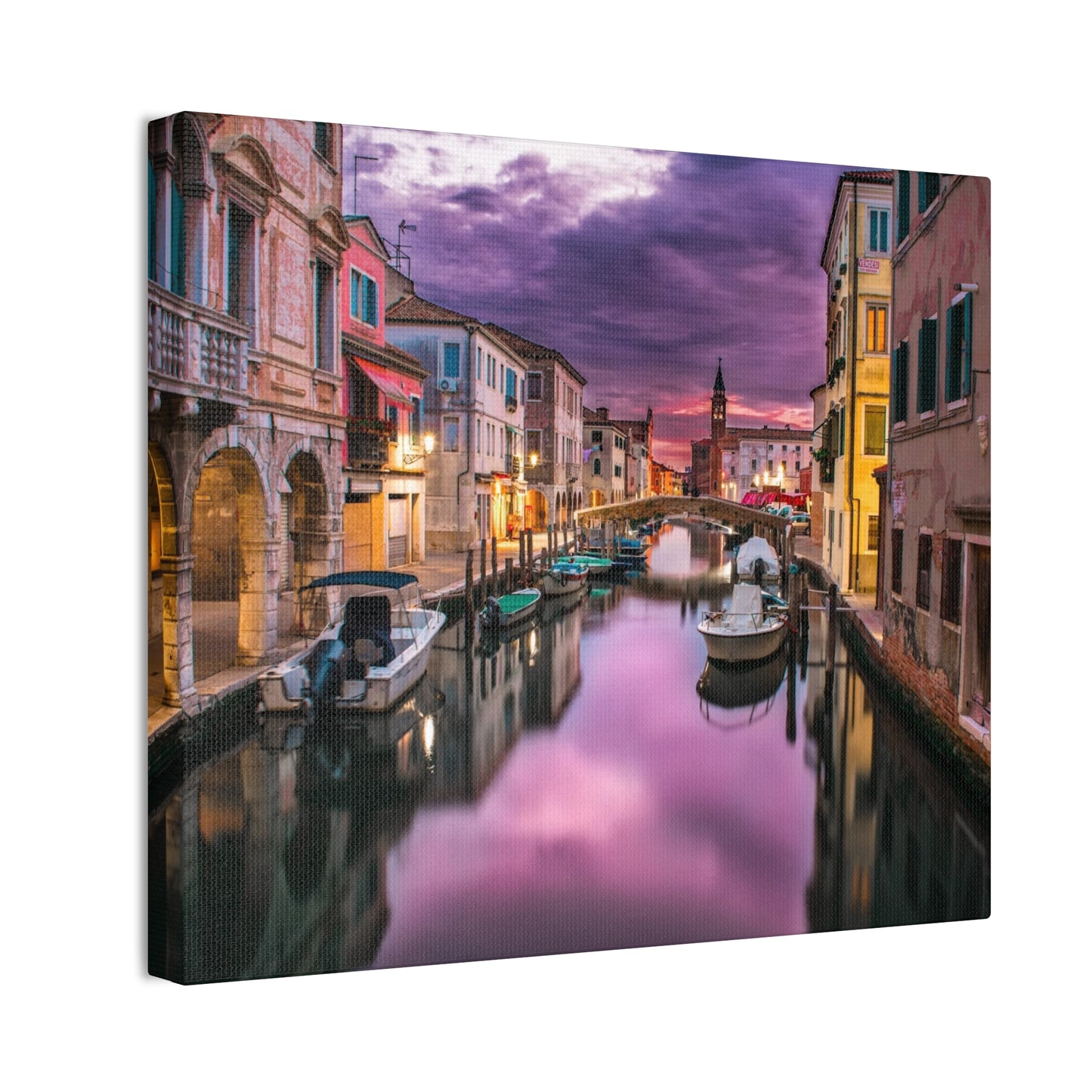 Venice Canal - Canvas Stretched, 0.75"